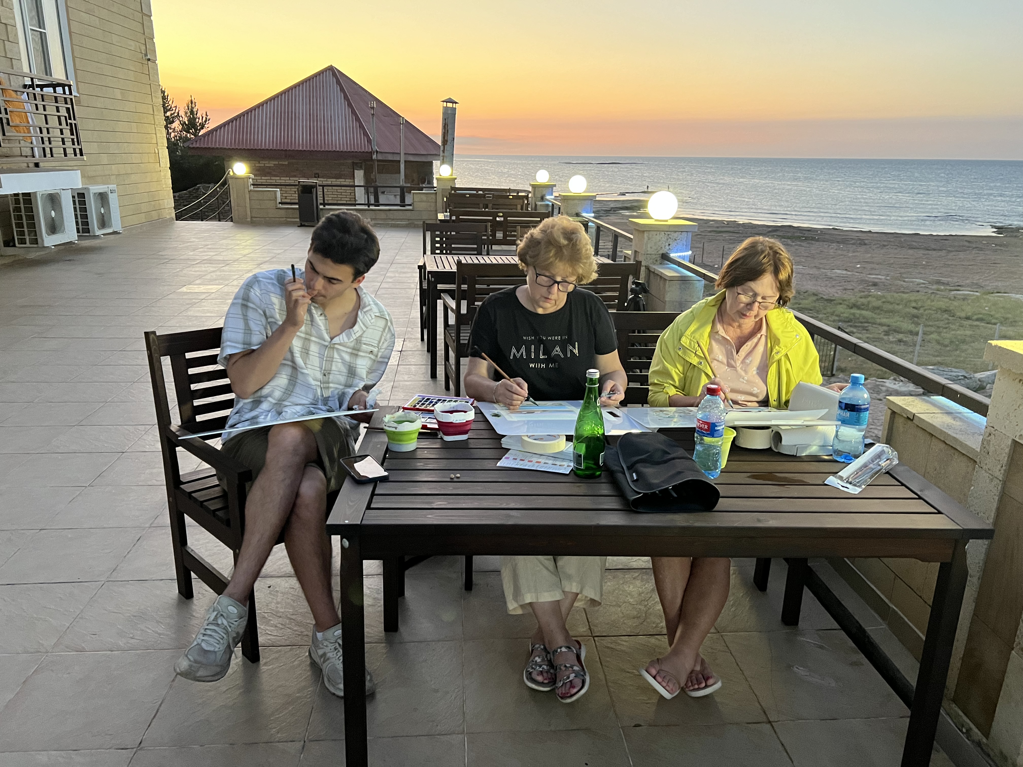 Пленэры с известным Акварелистом. Арт тур. (11/75)