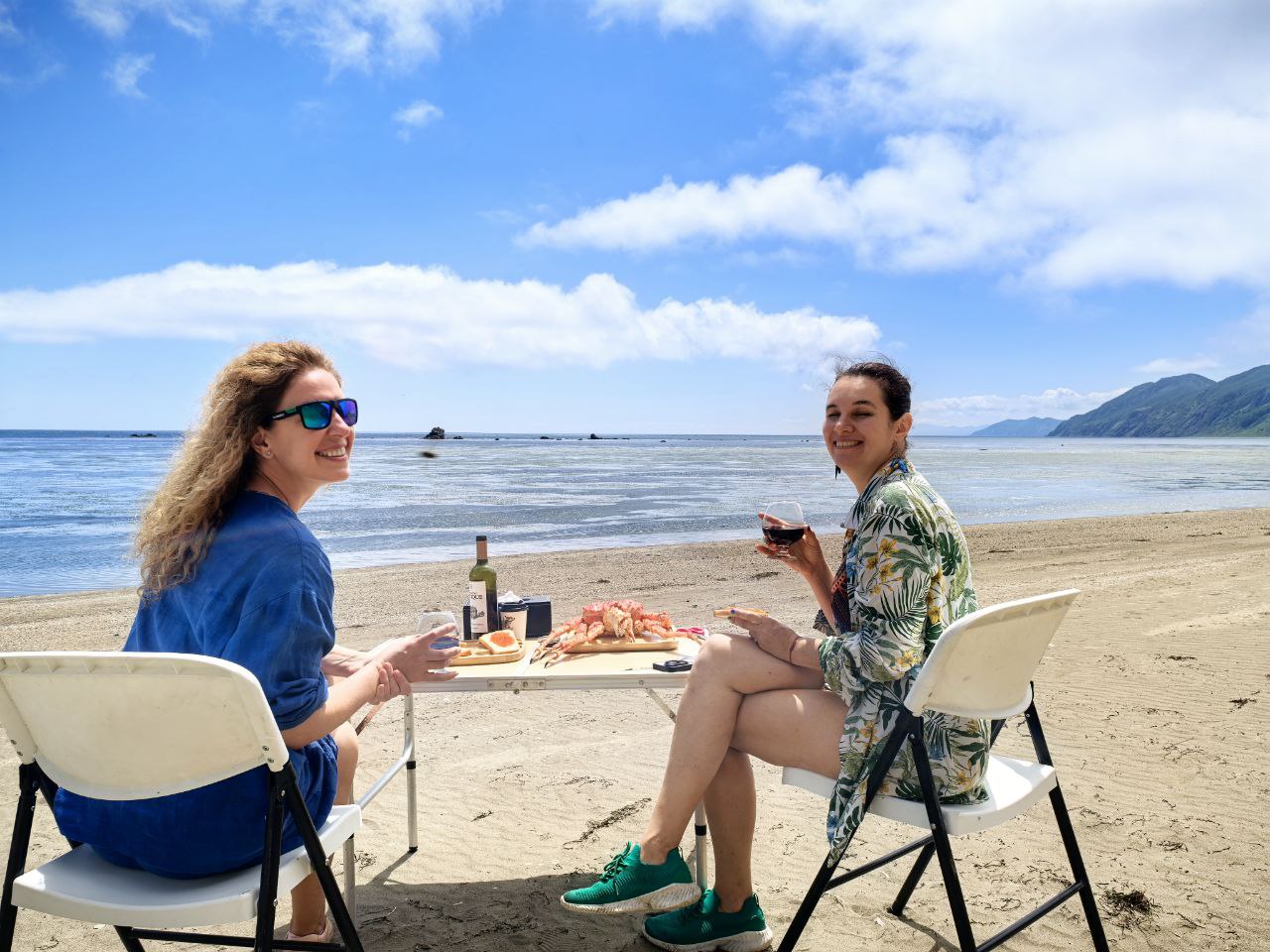 Бухта Тихая, Клоковский водопад и ворота тории — зимняя сказка на джипе (7/7)