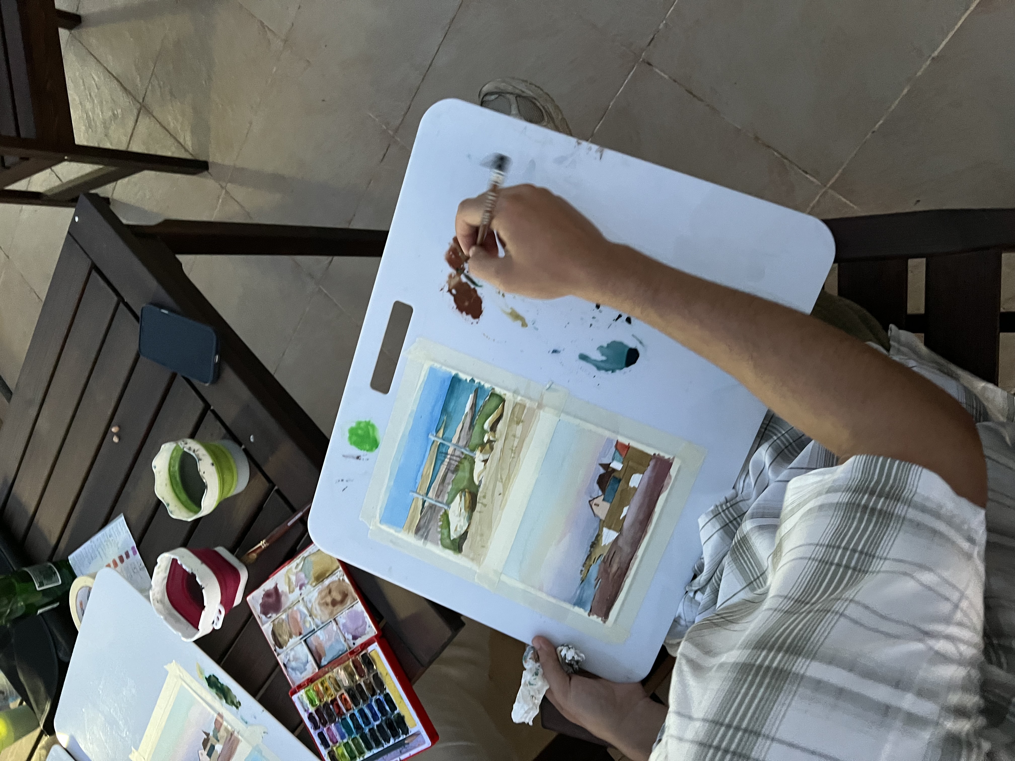 Пленэры с известным Акварелистом. Арт тур. (10/75)