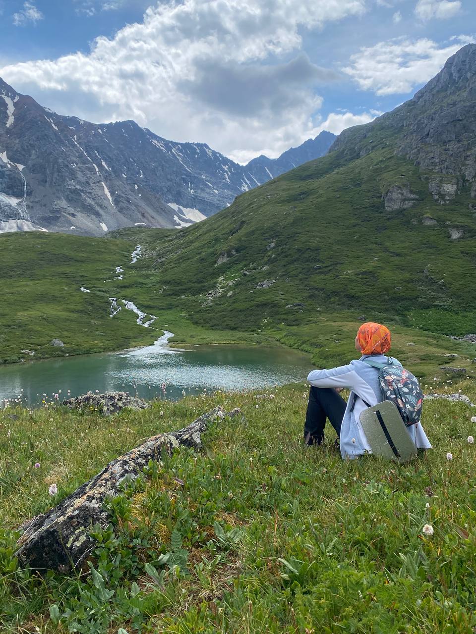 Поход к подножию Белухи с легкими рюкзаками. 11 дней. Кемпинг, баня, питание (28/33)