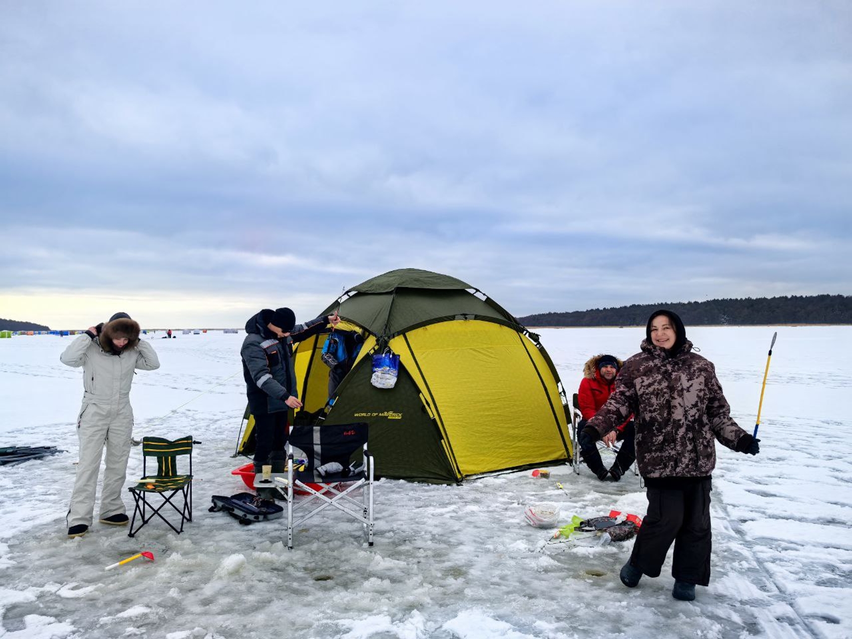 Зимняя Охота на Сахалинскую Корюшку