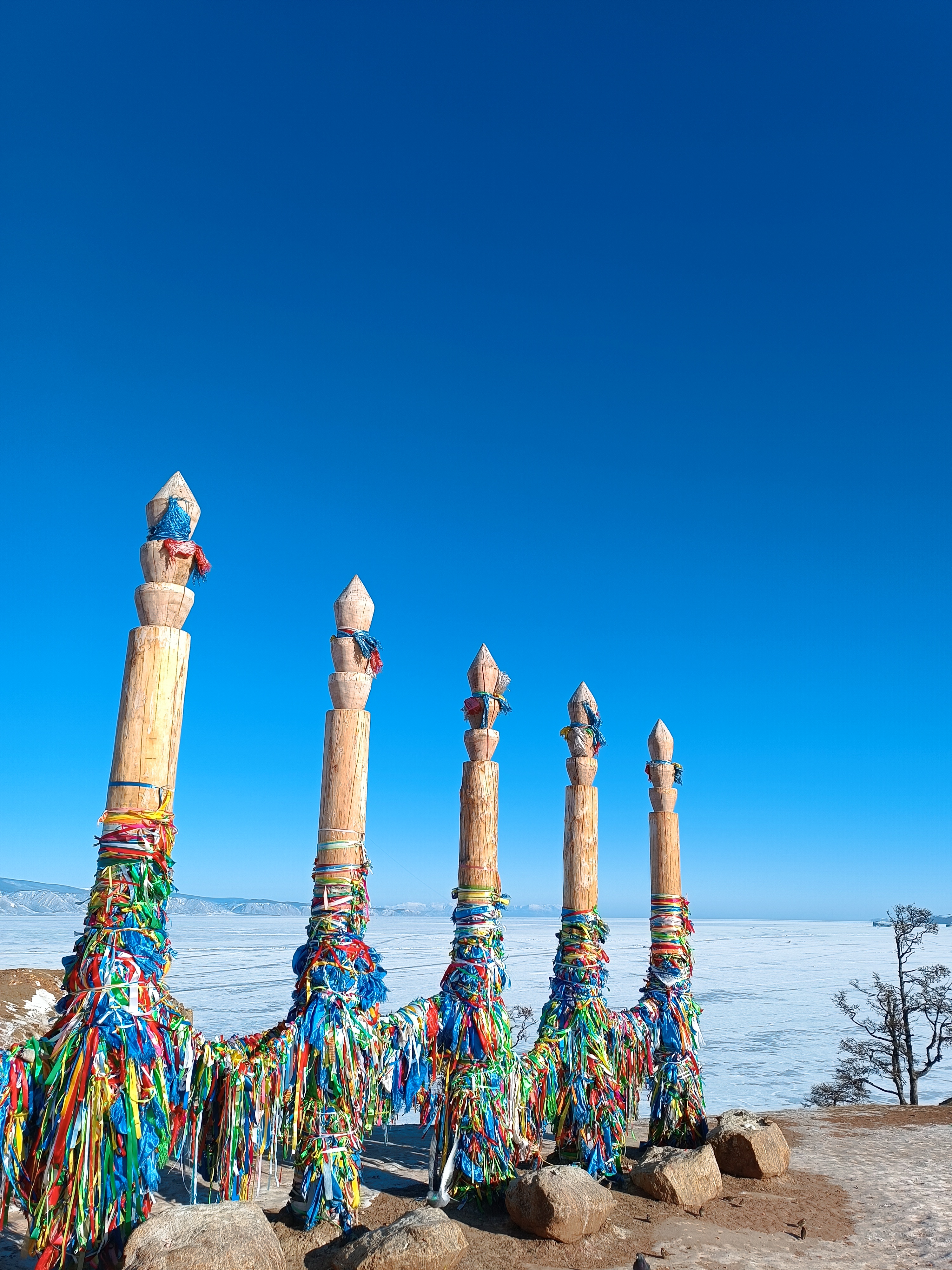 Остров Ольхон, пересечение Байкала