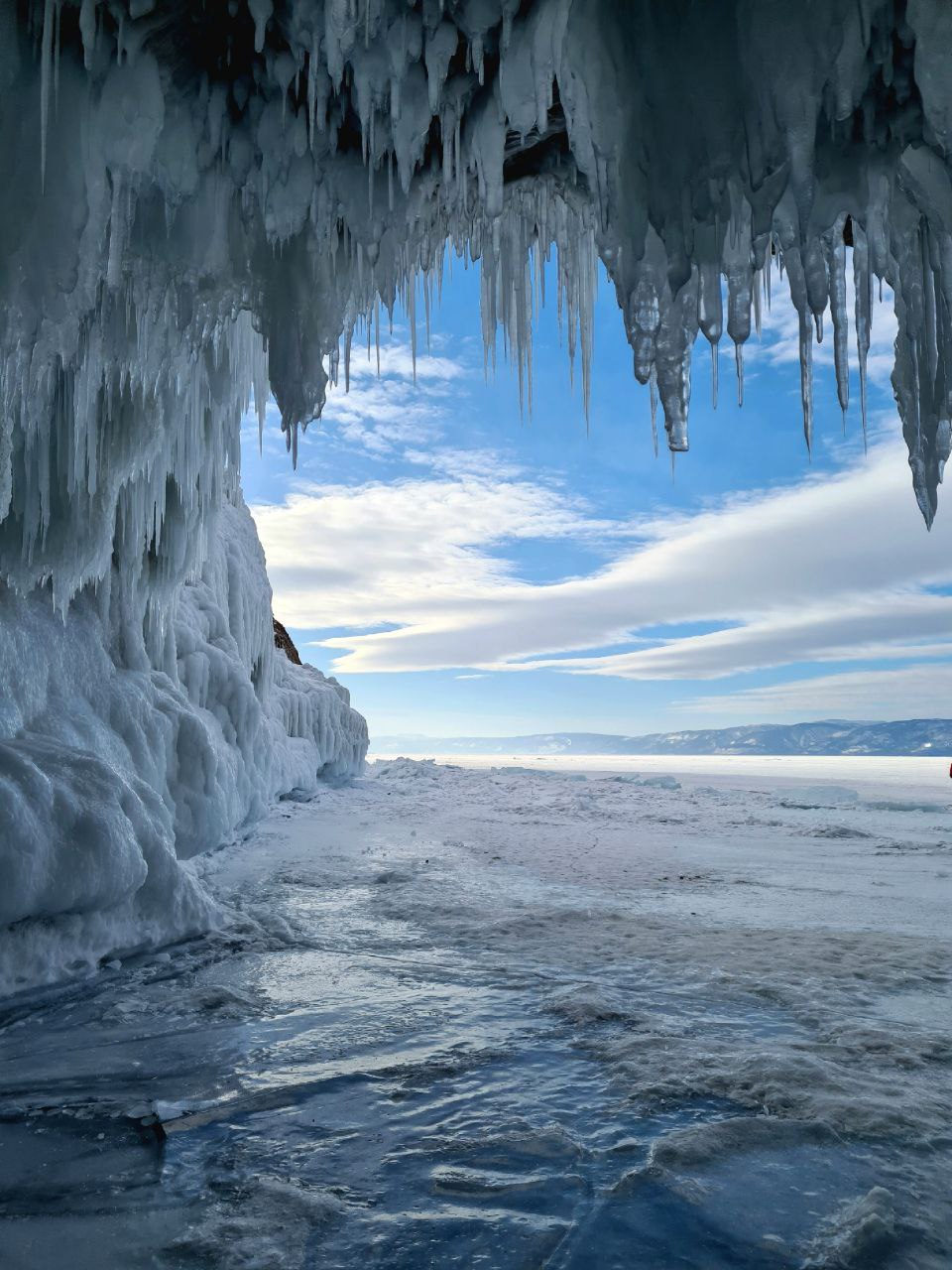 Остров Ольхон, пересечение Байкала