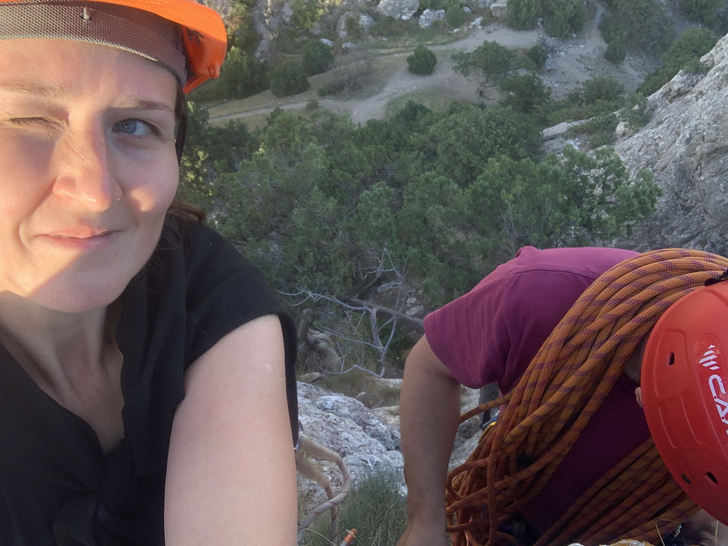 Прогулки по долинам Крыма. Восхождение на гору Сокол. Тренировки по скалолазанию. (105/128)