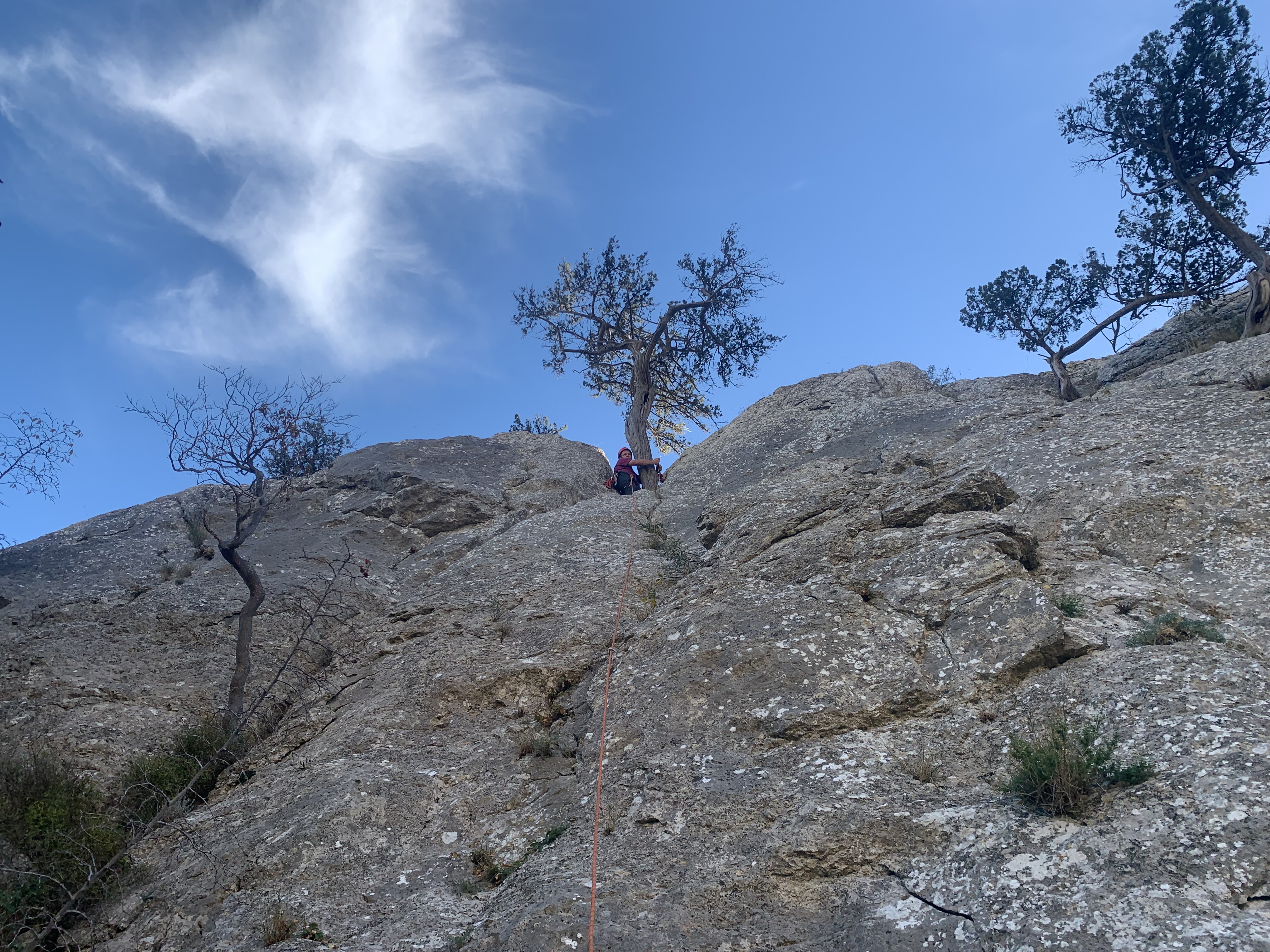 Прогулки по долинам Крыма. Восхождение на гору Сокол. Тренировки по скалолазанию. (99/128)
