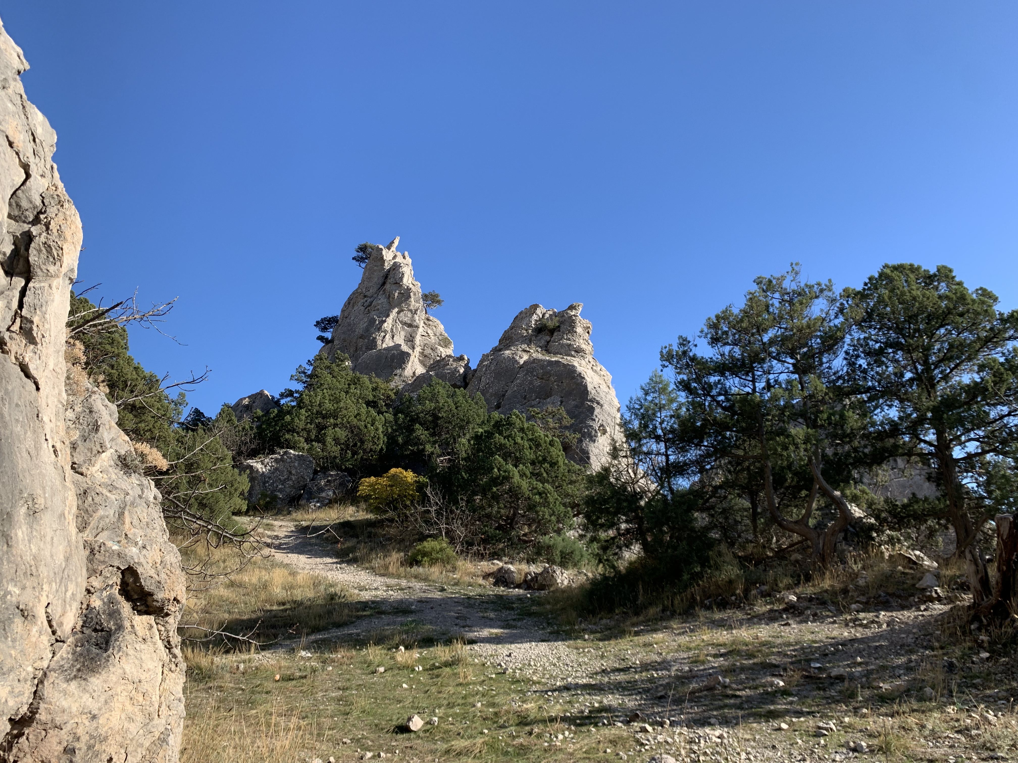 Прогулки по долинам Крыма. Восхождение на гору Сокол. Тренировки по скалолазанию. (94/128)