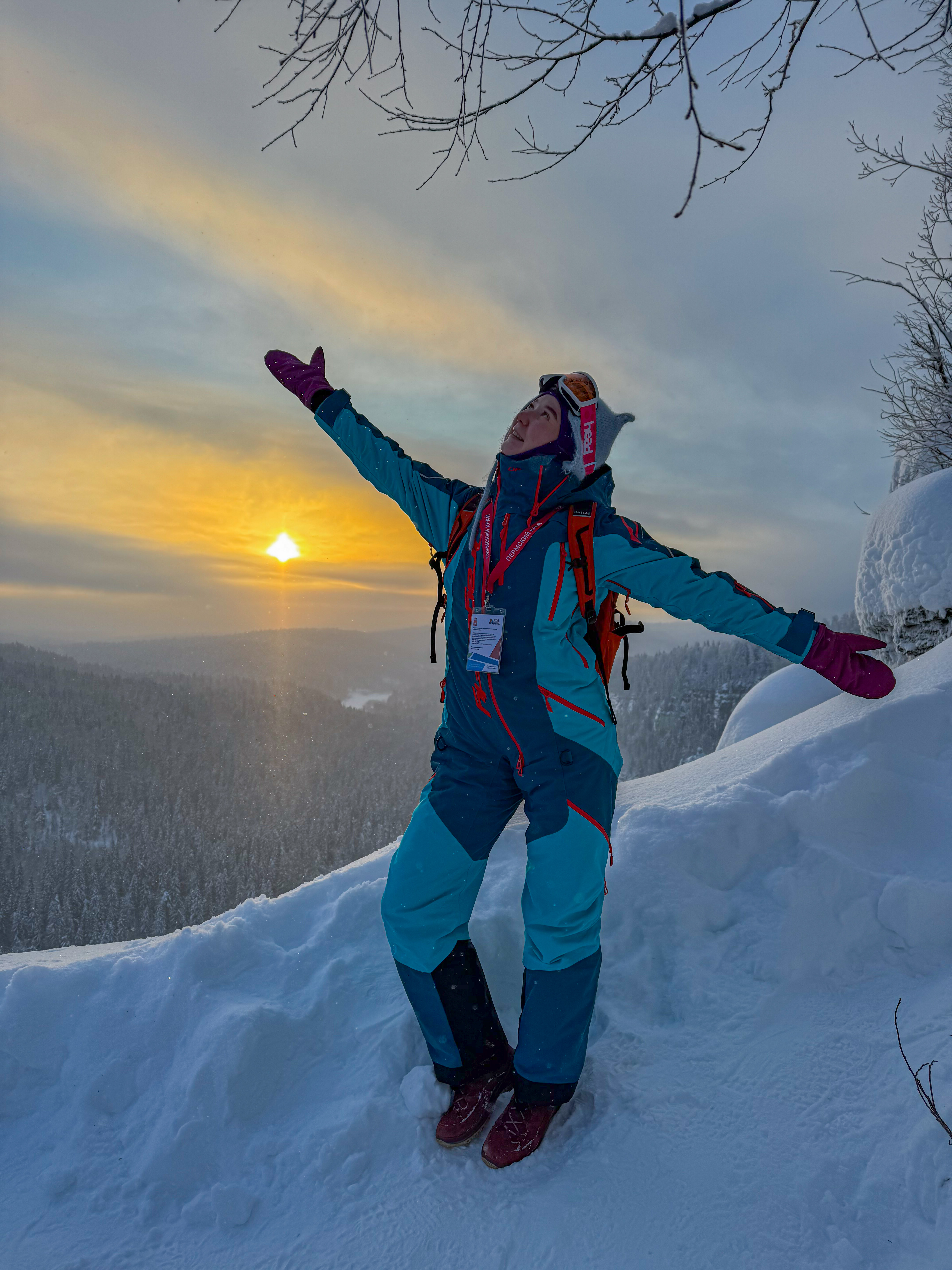 Снегоходный тур к Усьвинским столбам и Каменному городу (6/14)