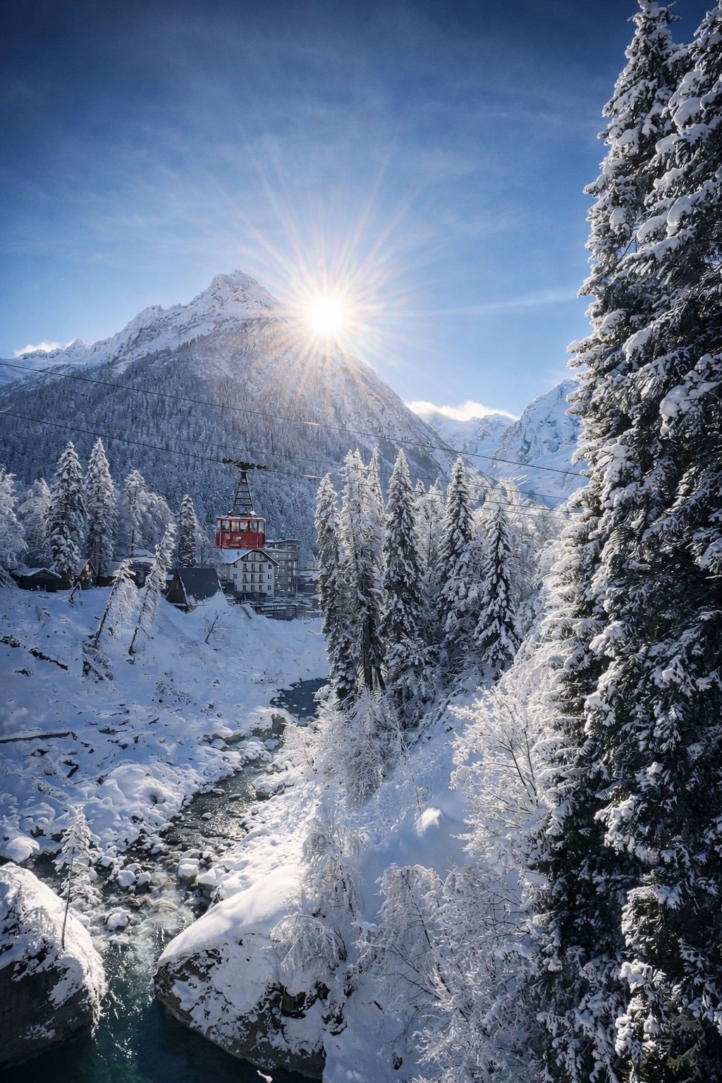 Камерный зимний тур на Домбай: катание на лыжах и сноуборде