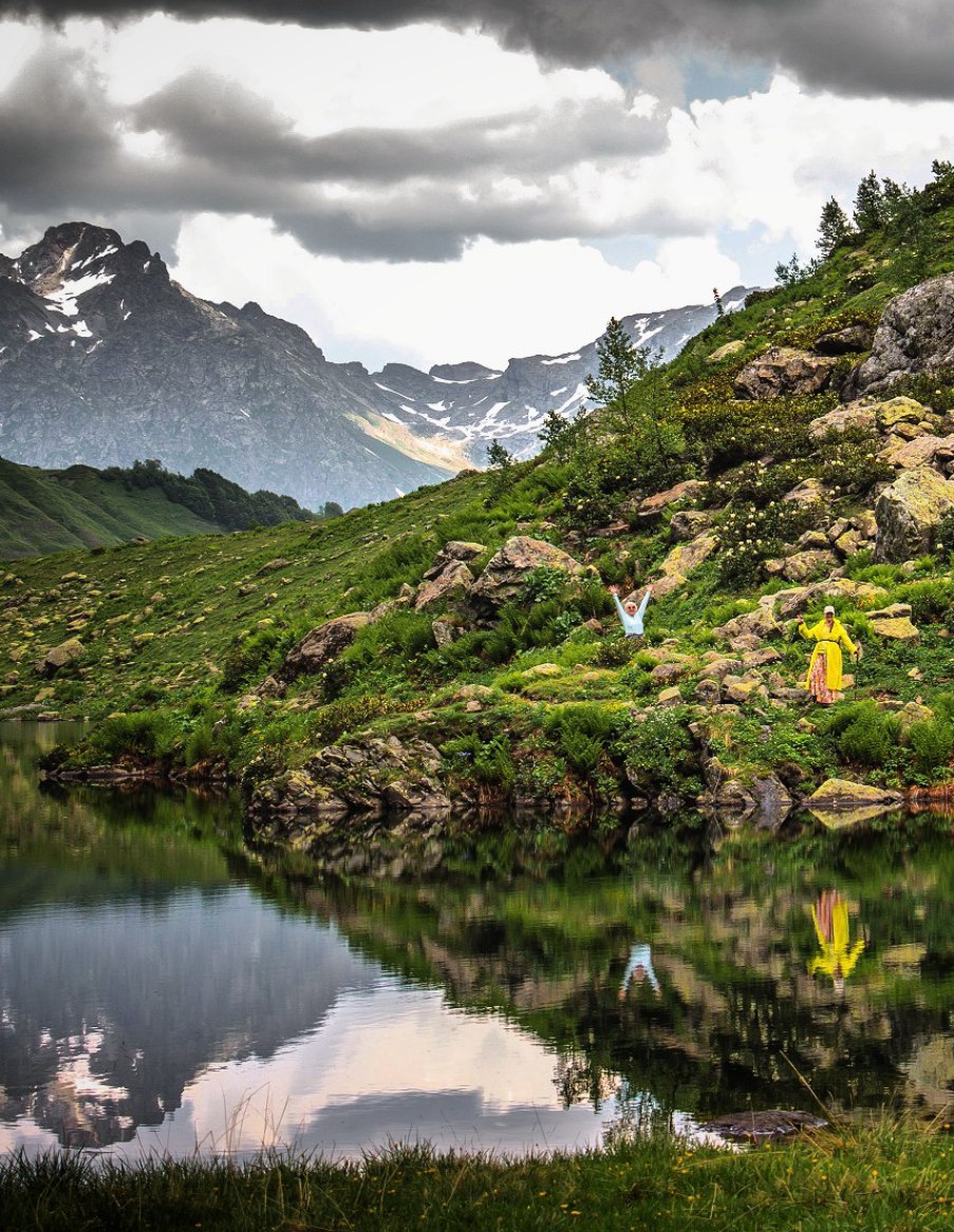 К высокогорным озёрам Кавказа. Хайкинг тур с йогой. Всё включено. (6/30)