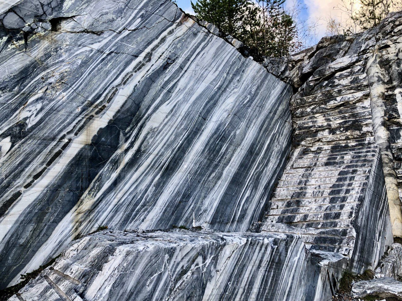 Мраморный каньон Рускеала в Карелии (3/7)