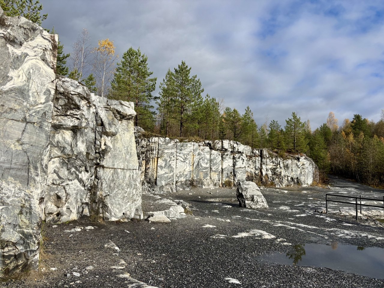 Мраморный каньон Рускеала в Карелии (4/7)