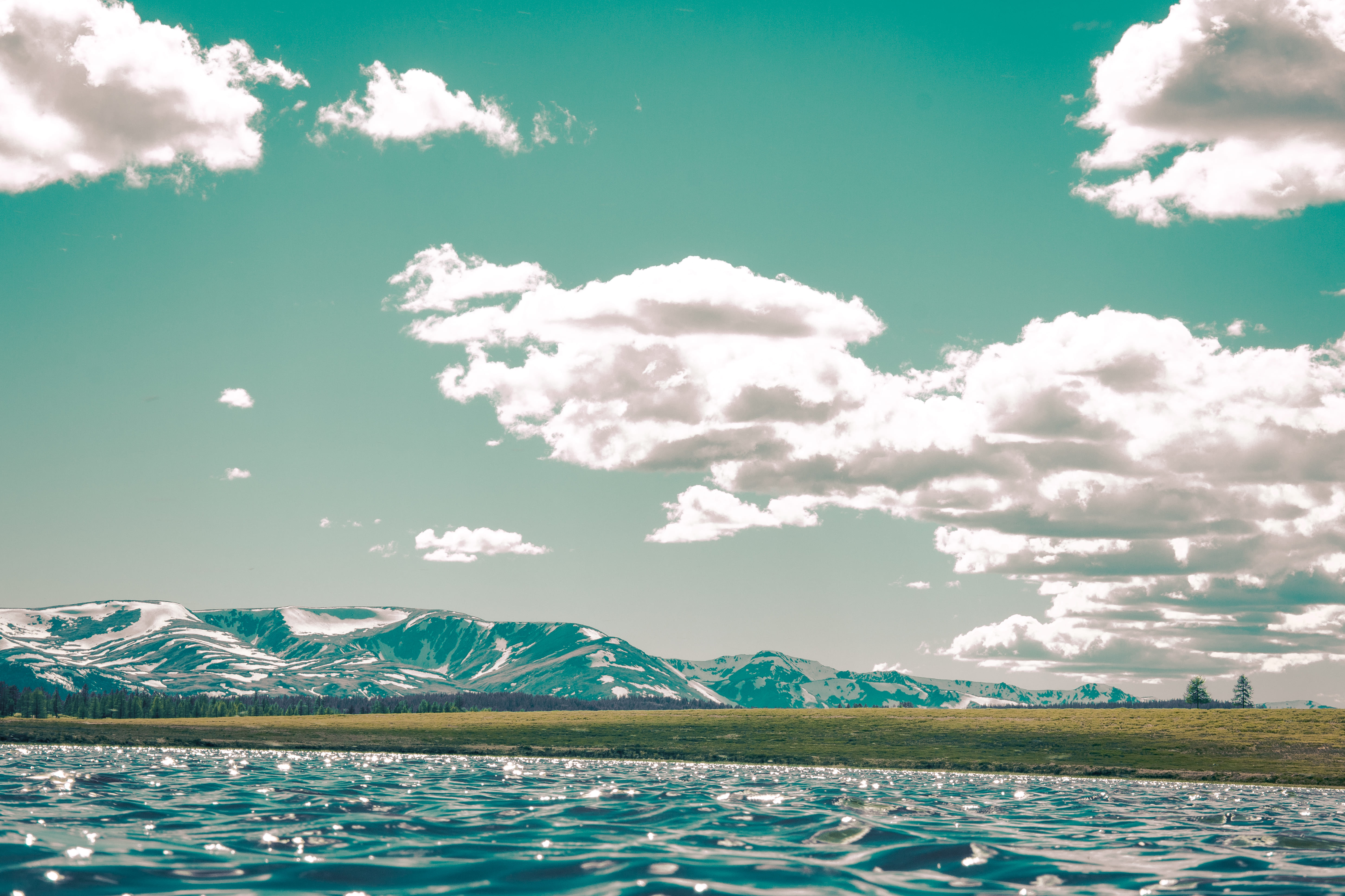 Знакомство с Алтаем 2026 - Гейзерное озеро, Марс, Чуйский тракт, Катунь, снежные горы (31/44)