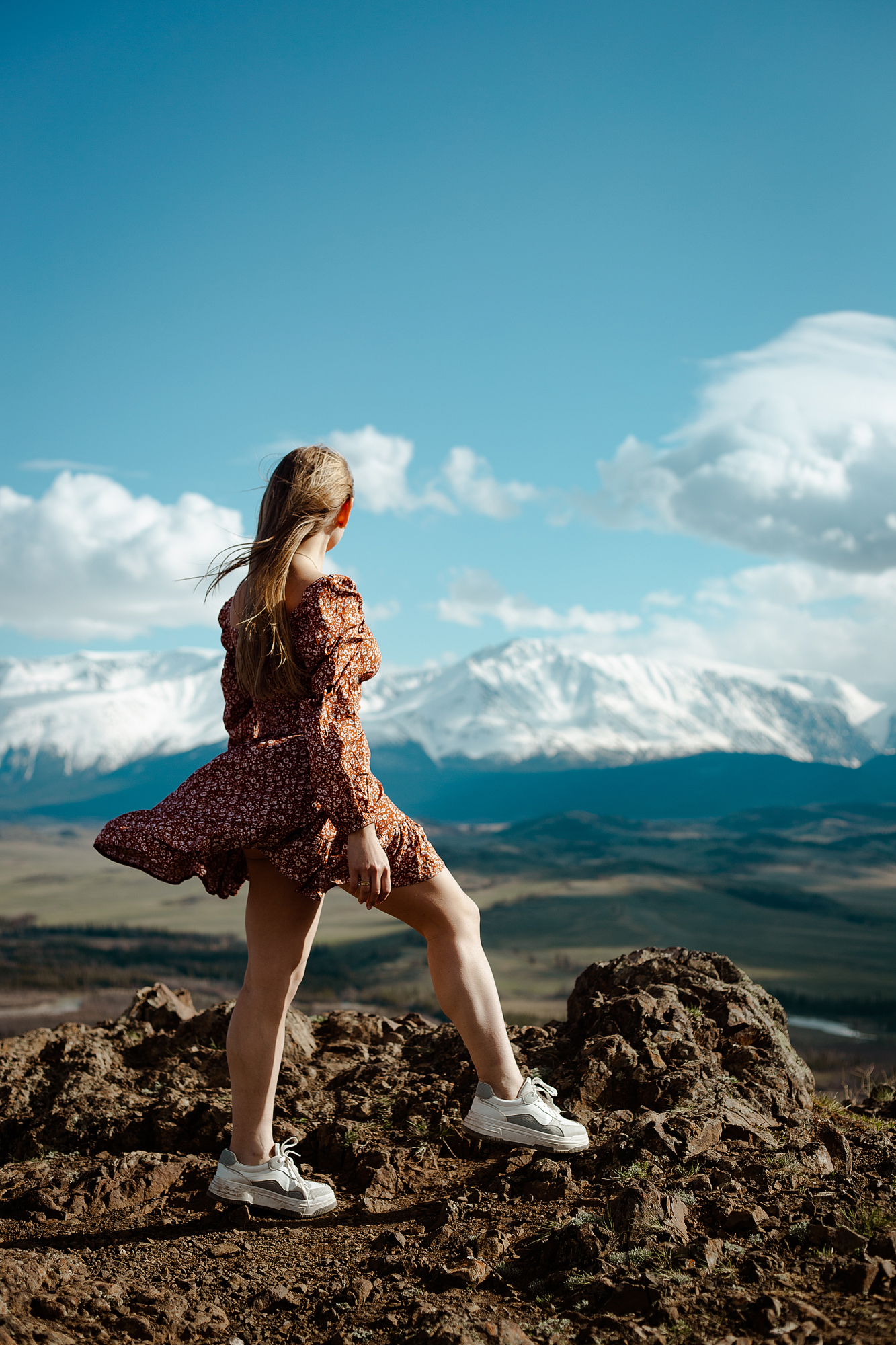 Знакомство с Алтаем 2026 - Гейзерное озеро, Марс, Чуйский тракт, Катунь, снежные горы (38/44)