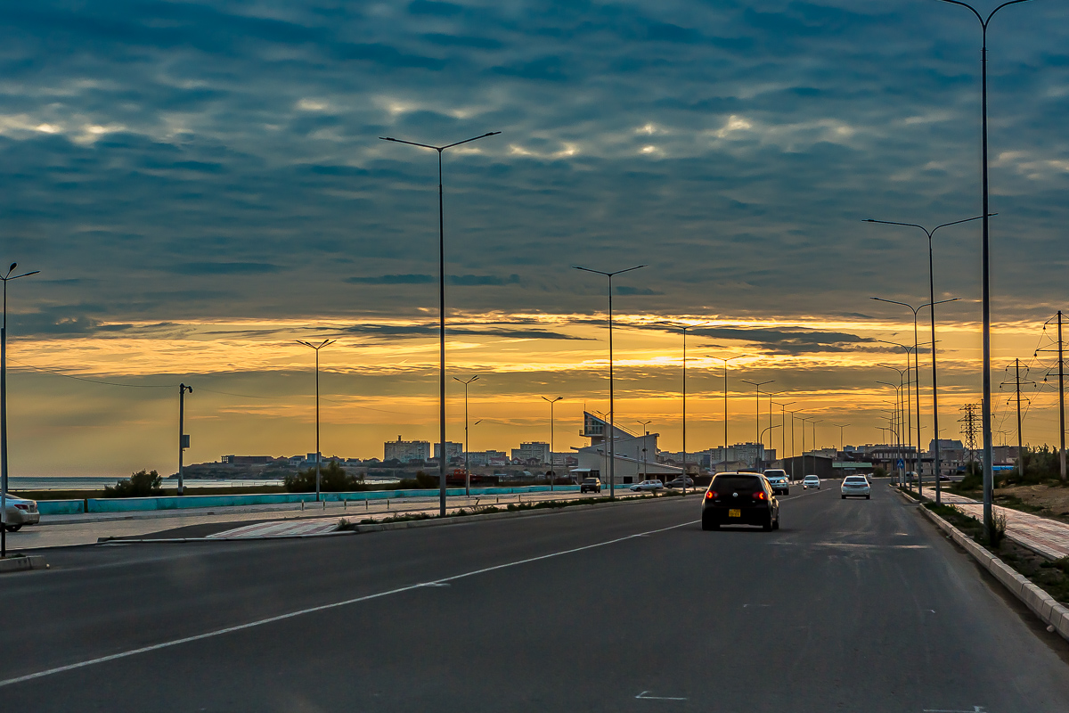 Прибытие в Актау