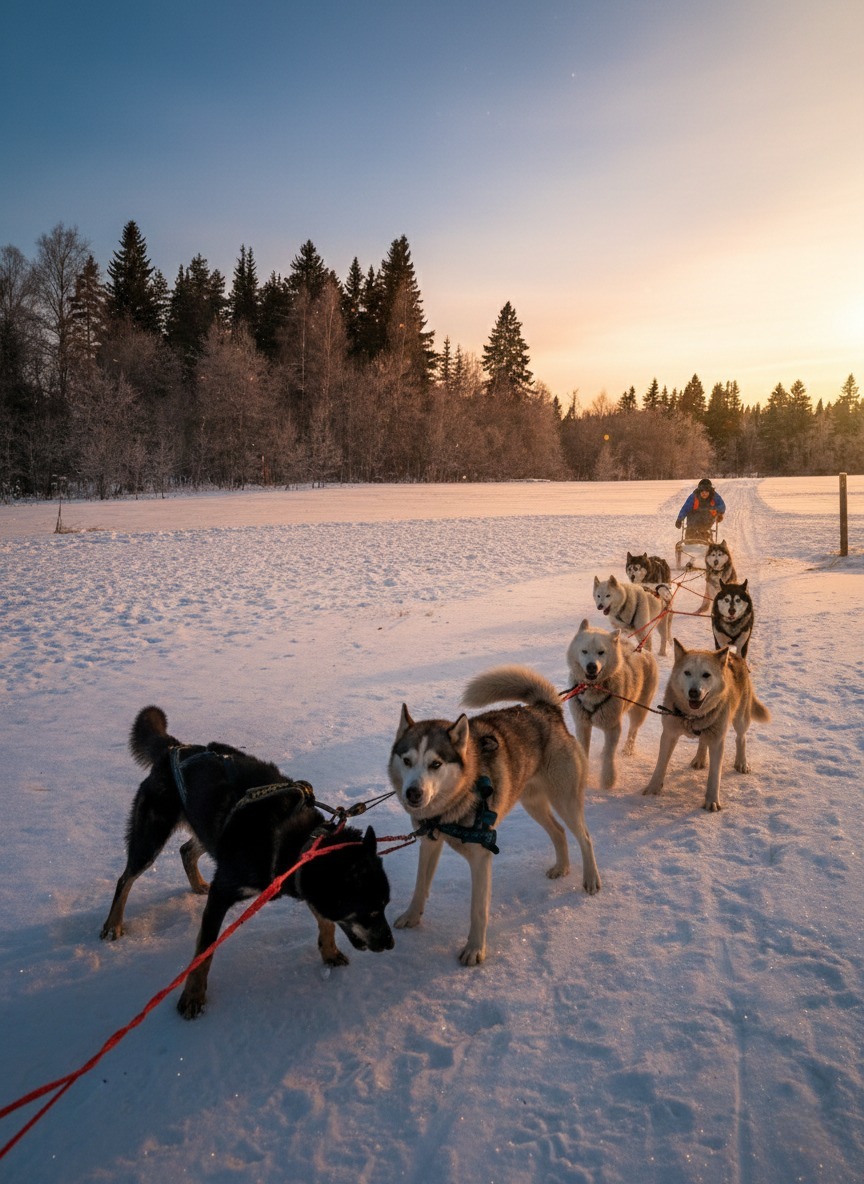 Карелия на 8 марта: ретропоезд, хаски и релакс у Ладоги
