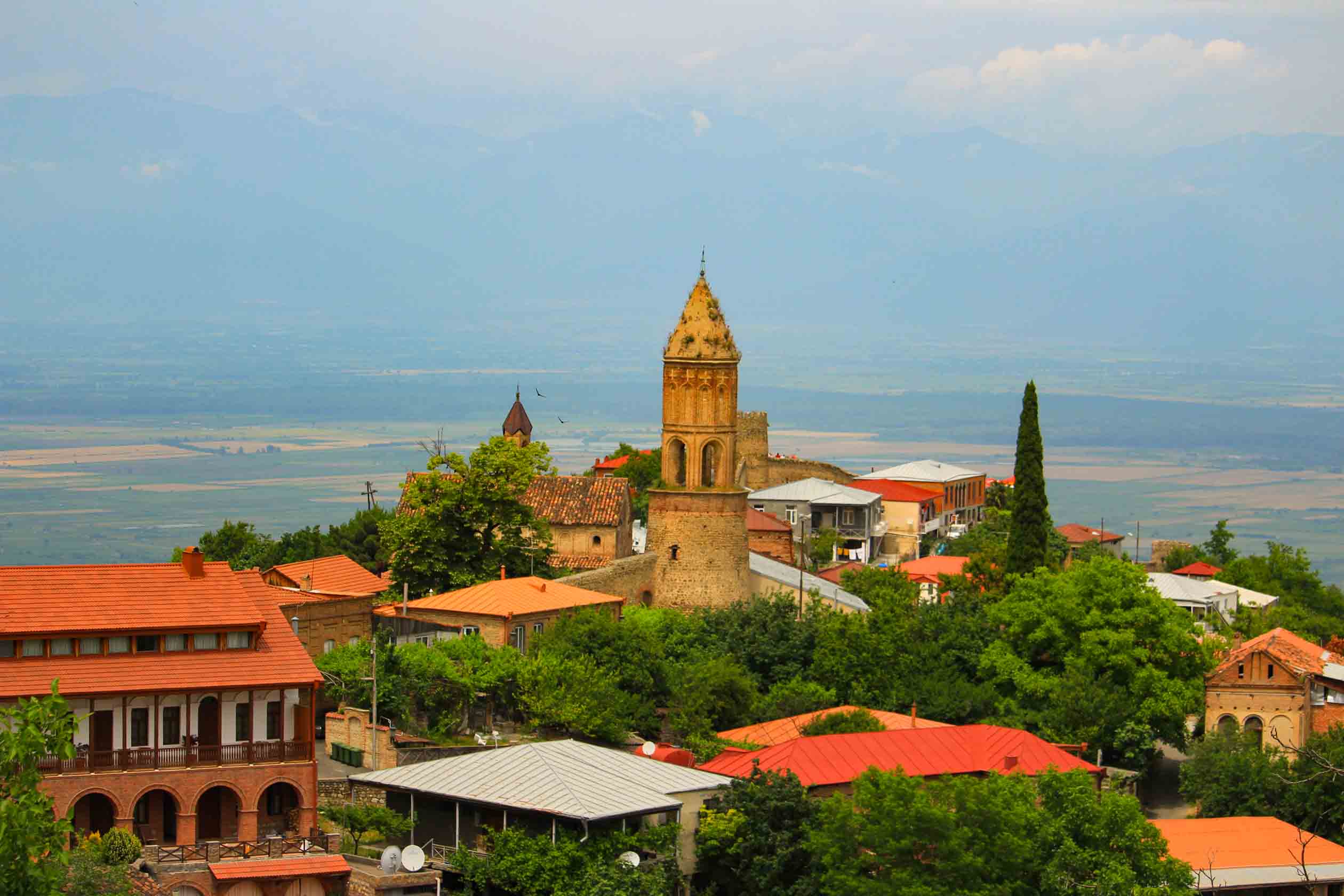 Сигнахи - монастырь Бодбе - хлеб и чурчхела