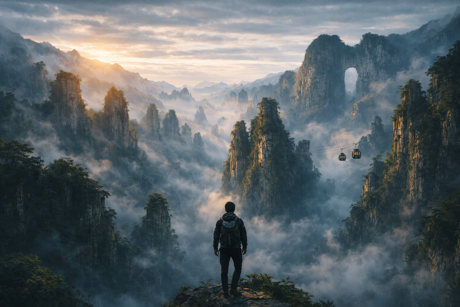 Удивительная природа (Чжанцзяцзе - горы Аватара)!