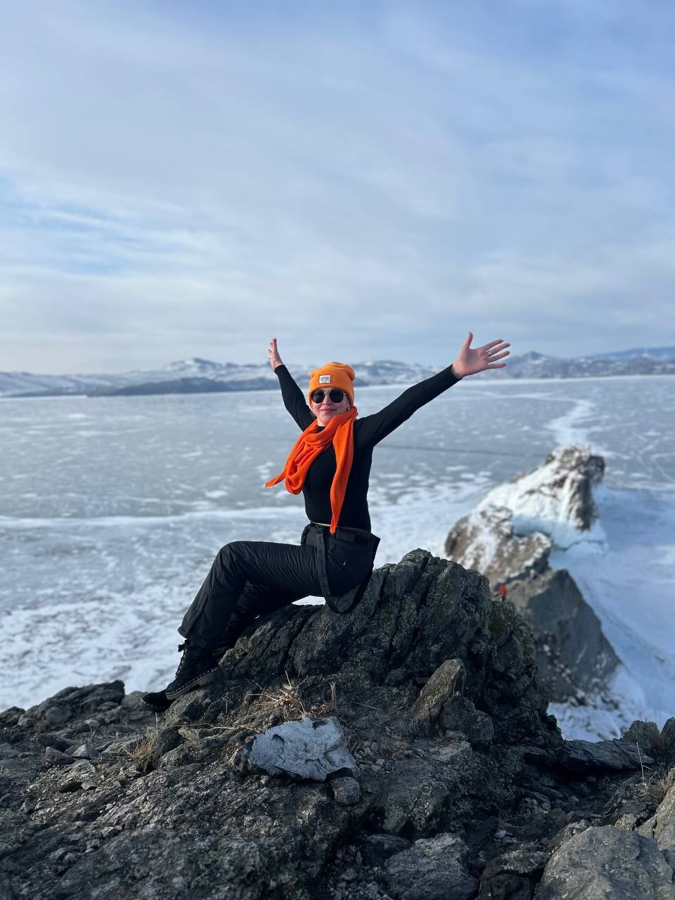 Остров Огой, коньки, поцелуй Байкала