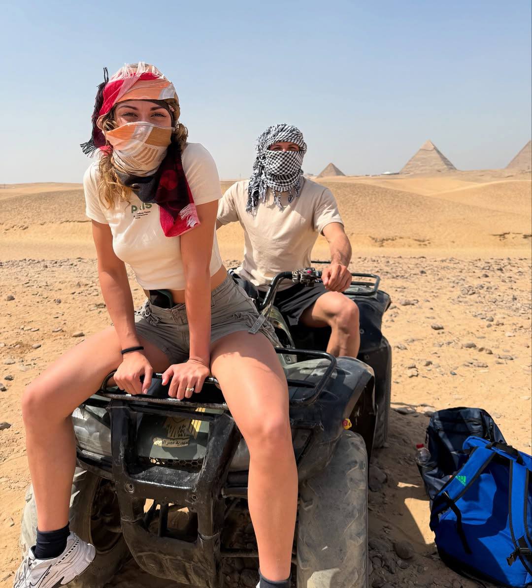 Сафари на квадроциклах у Великих Пирамид на закате (7/7)