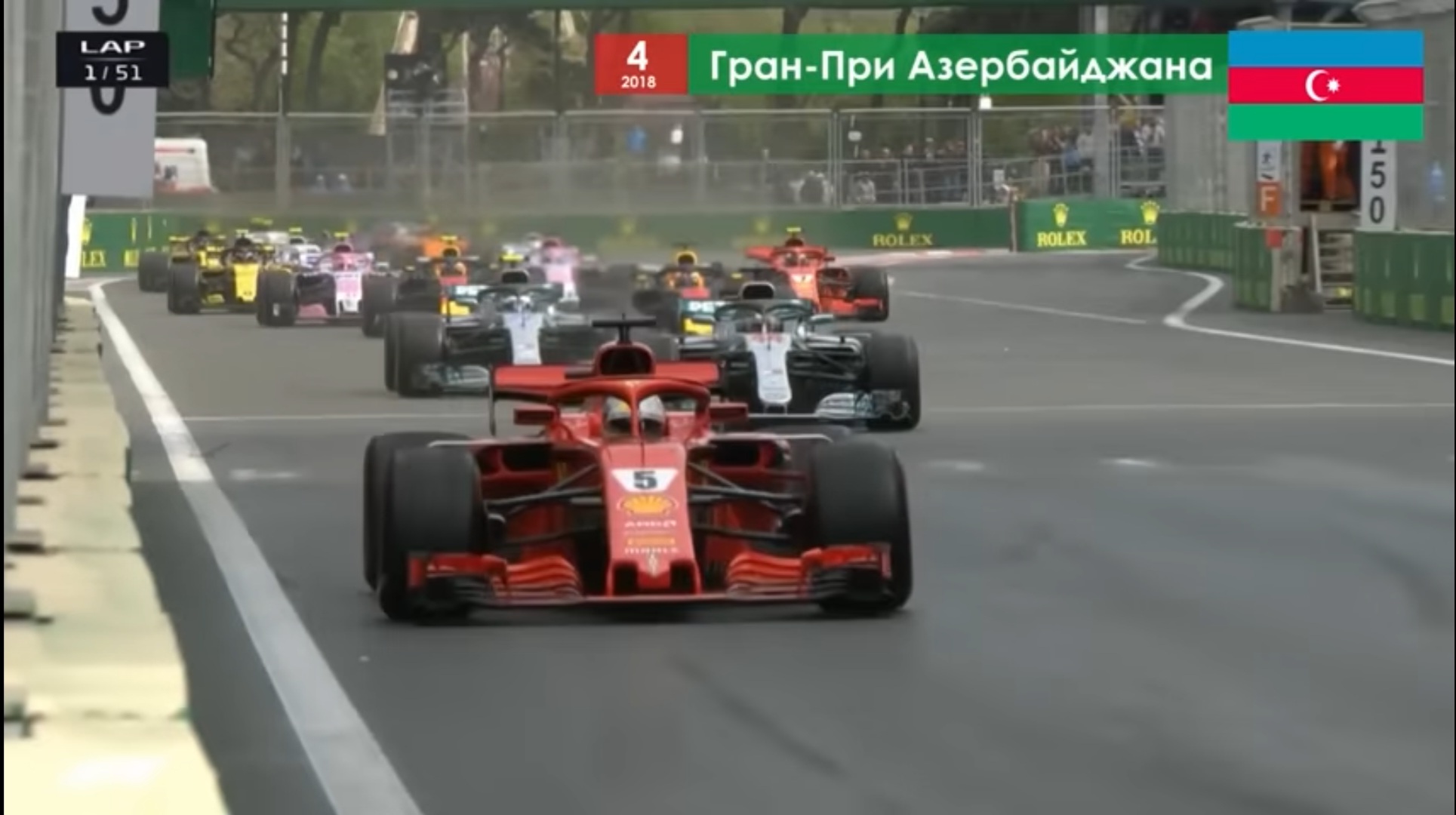 Формула 1 в Баку: легендарные гонки и яркая атмосфера городского трека (18/18)