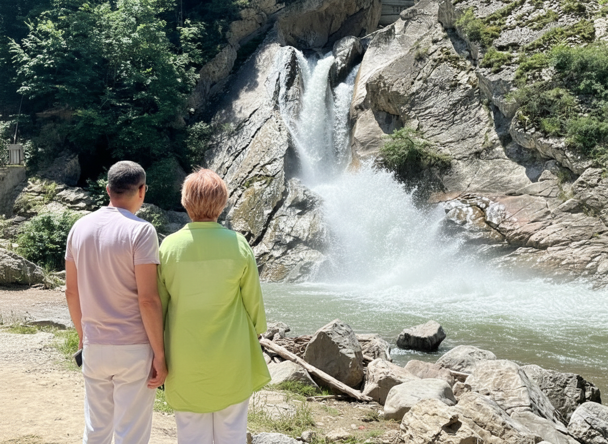 Хучнинский водопад, Экраноплан Лунь и мастер класс по ковроделию. Все включено. (8/14)