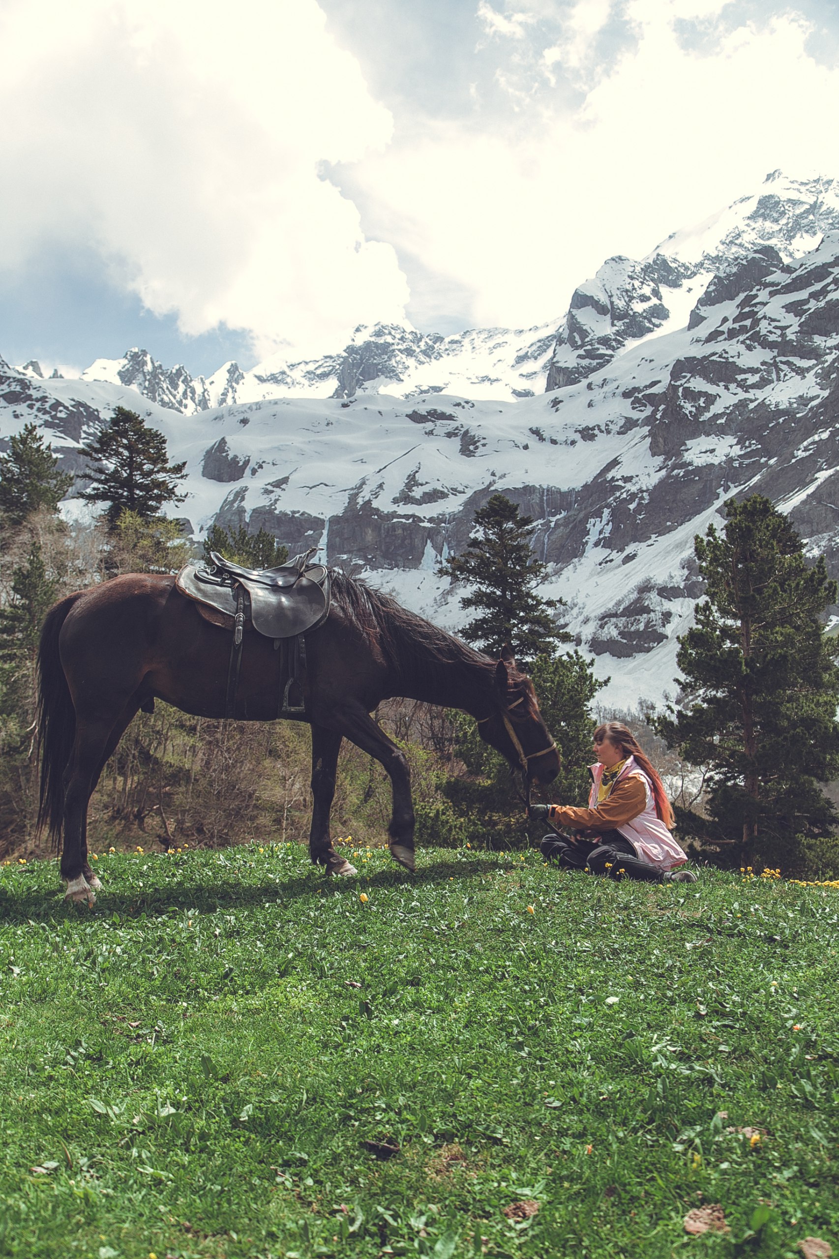 Конная прогулка к Софийскому леднику и водопадам без треккинга (Архыз) (5/13)