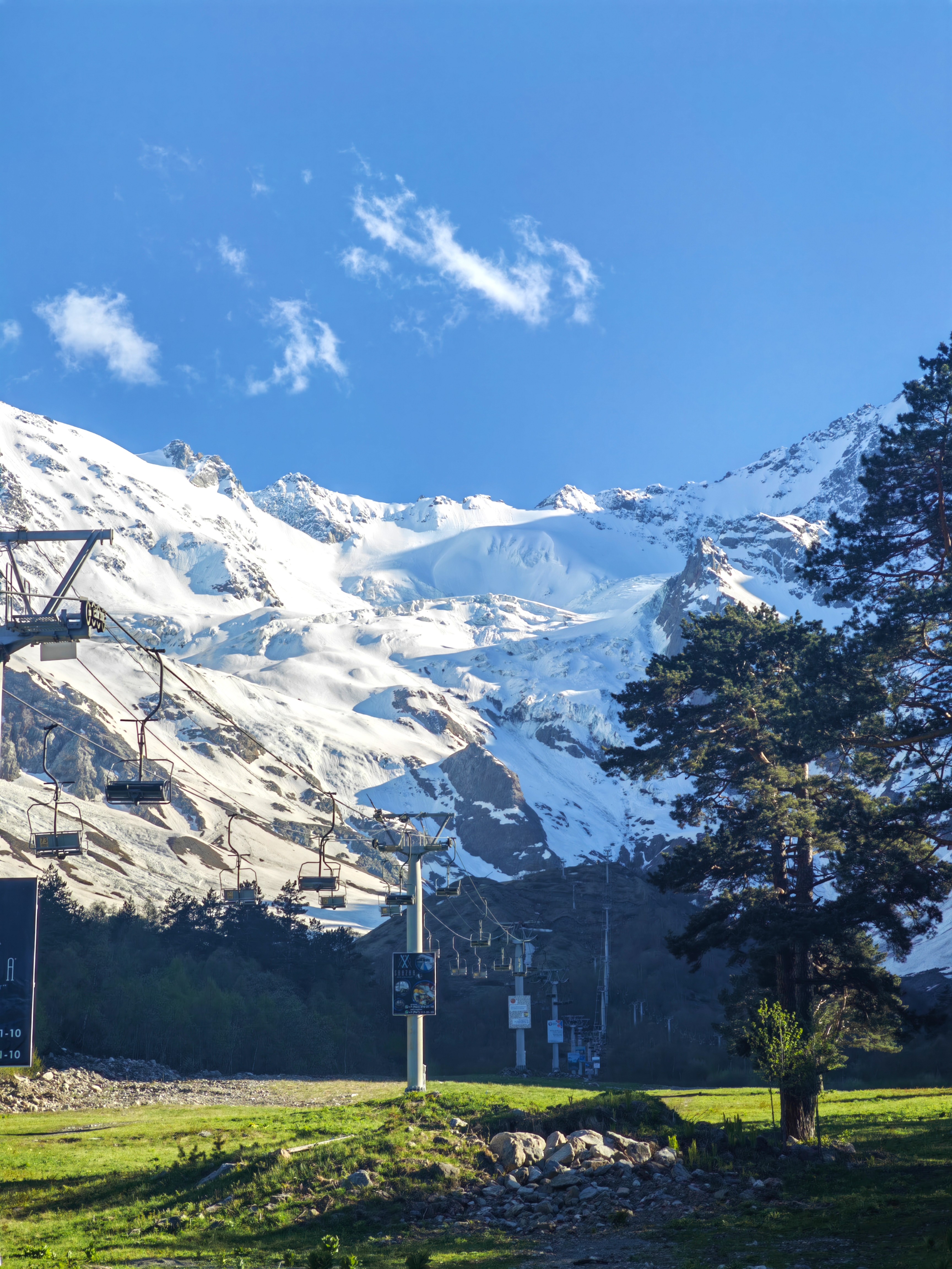 Канатная дорога Цей, Сказский ледник