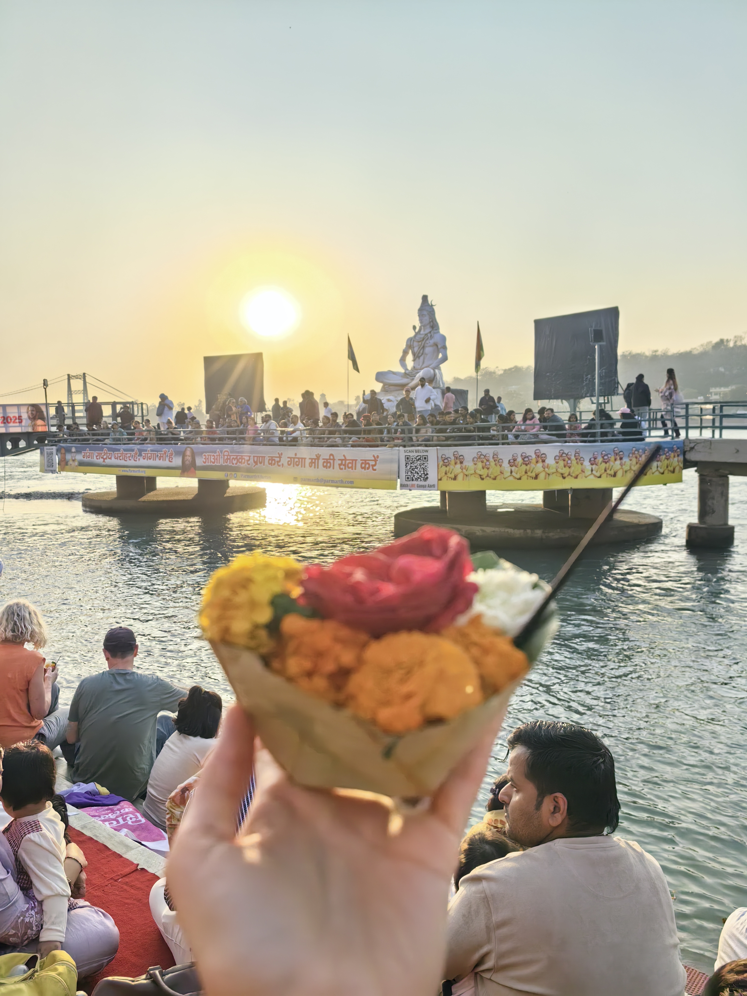 День прилёта, знакомство с Ришикешем