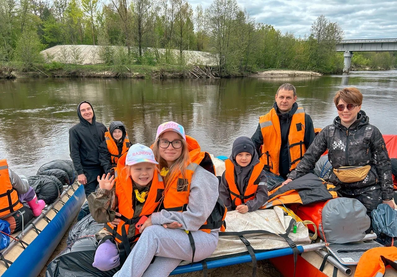 Семейный сплав с детьми на реке Илеть! (14/15)
