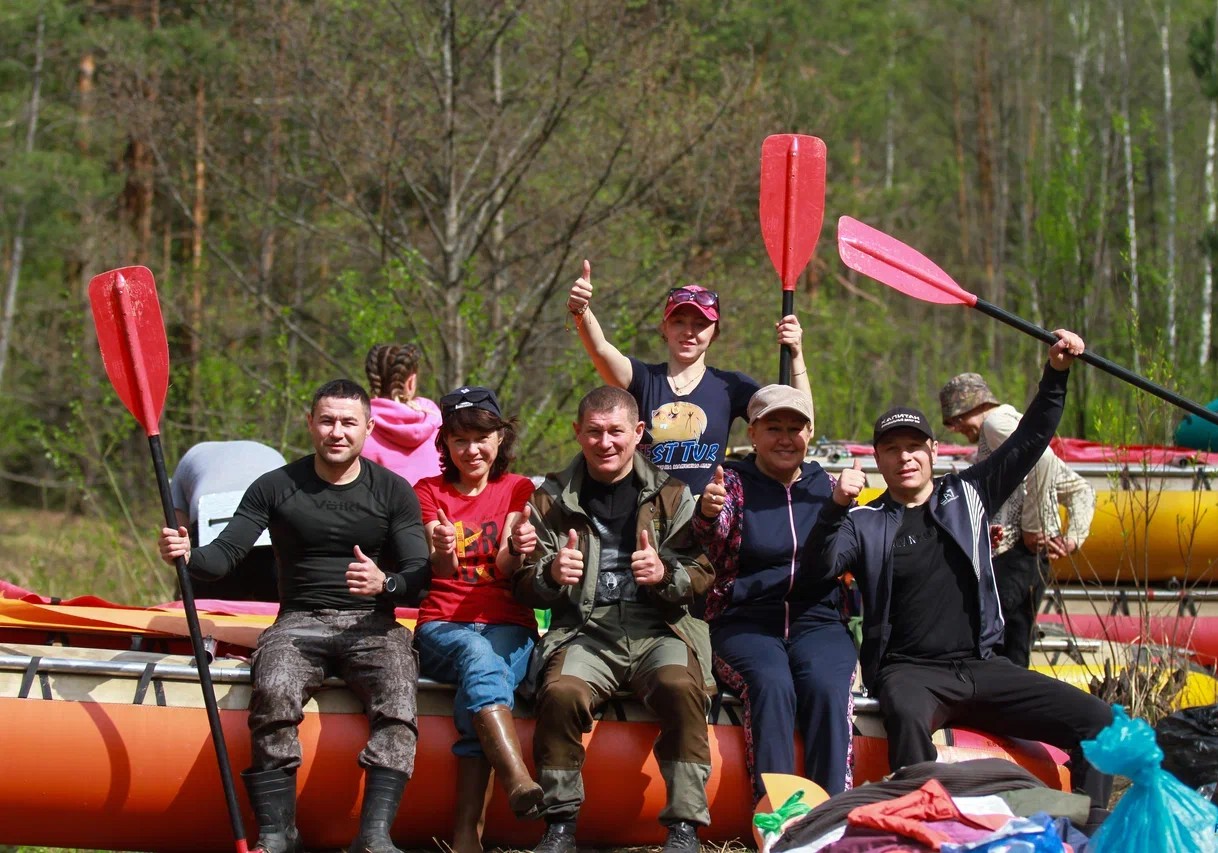Сплав по красивейшей реке в солнечной Башкирии - Юрюзань. (19/19)