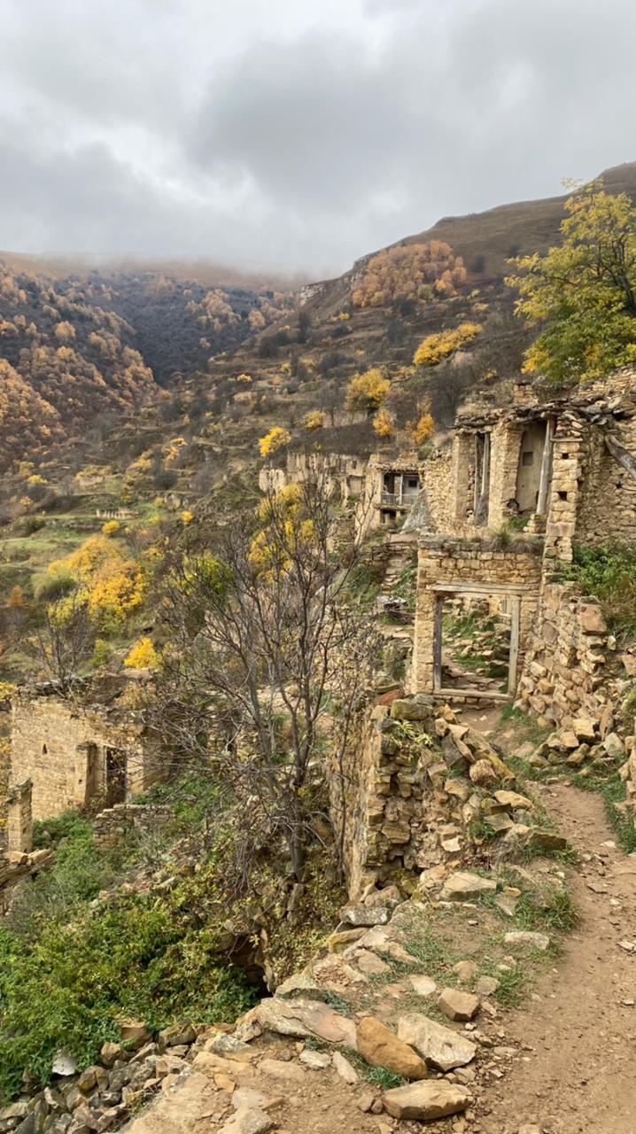 Гамсутль, Салтинский водопад и закат