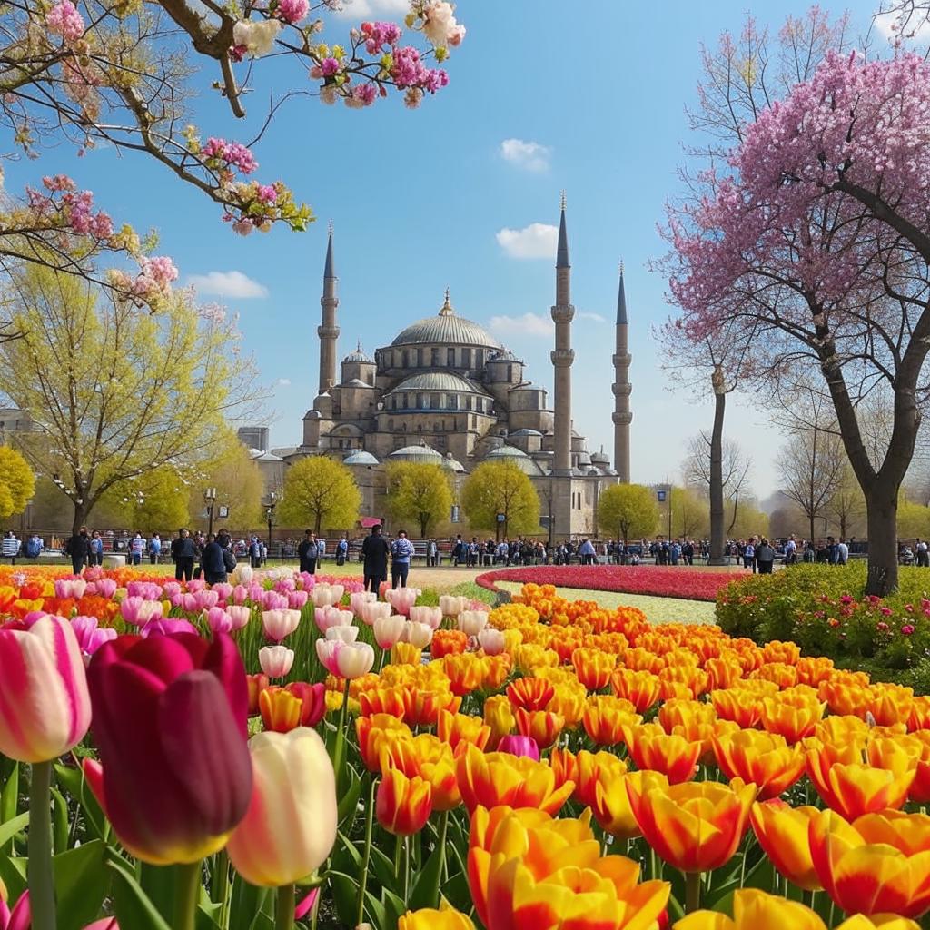 Симфония цветов: весеннее путешествие по Стамбулу