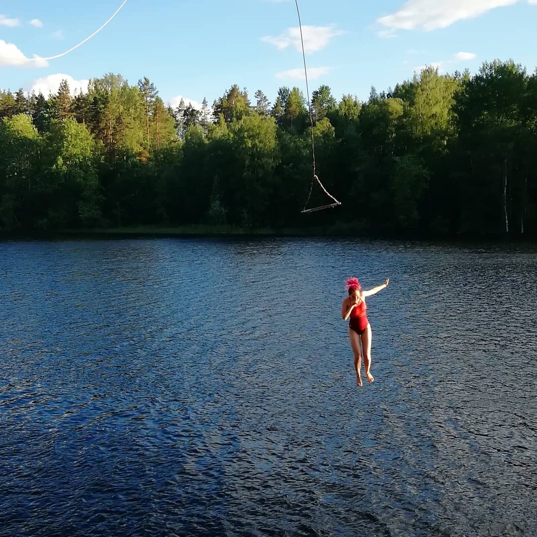 Ястребиное. Поход из Петербурга со скалолазанием и тарзанкой (8/15)
