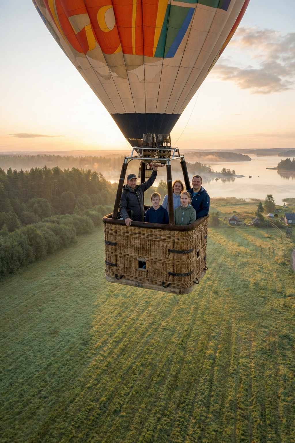 Семьей в Карелию. Комфорт тур: Воздушный шар, Ретропоезд, Рускеала, Ладожские шхеры