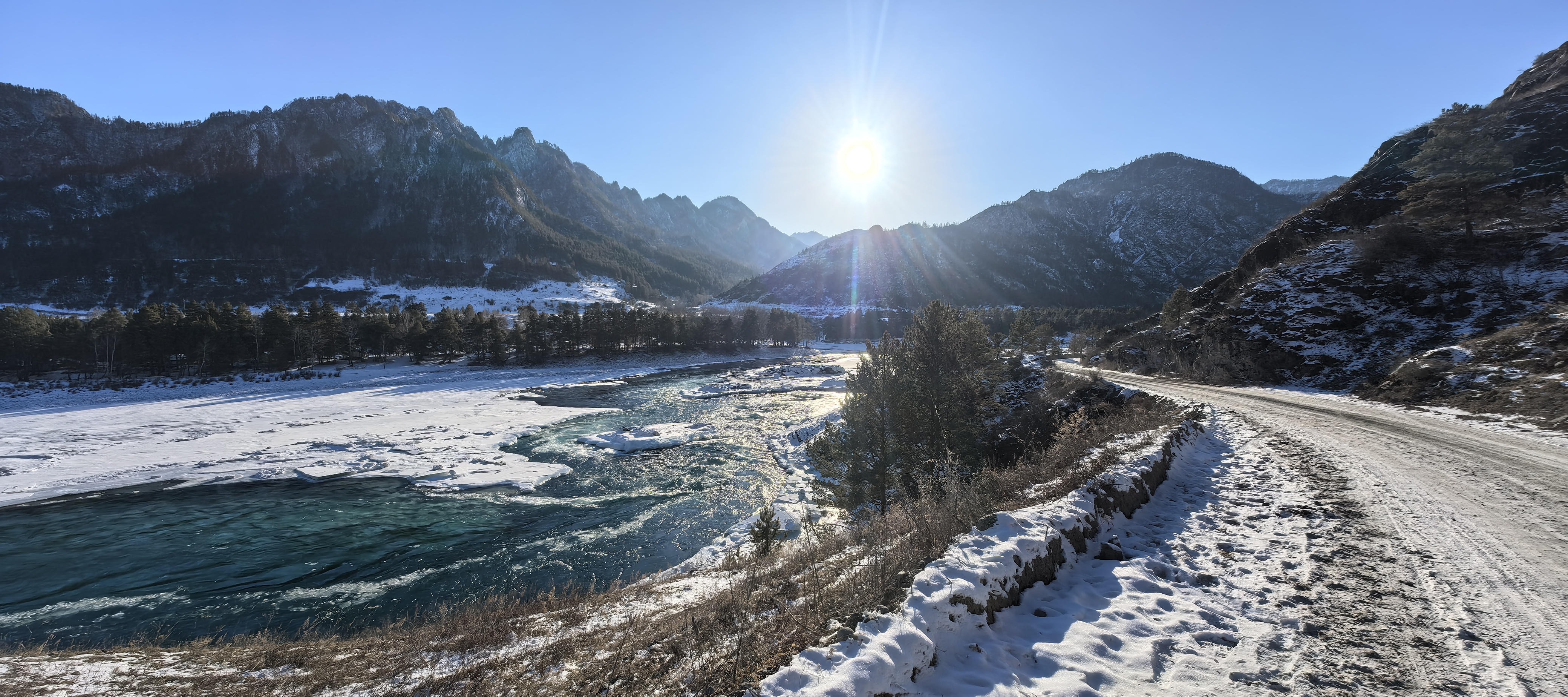 Велотур Зимний Горный Алтай. Чемальский тракт вдоль Катуни (14/42)