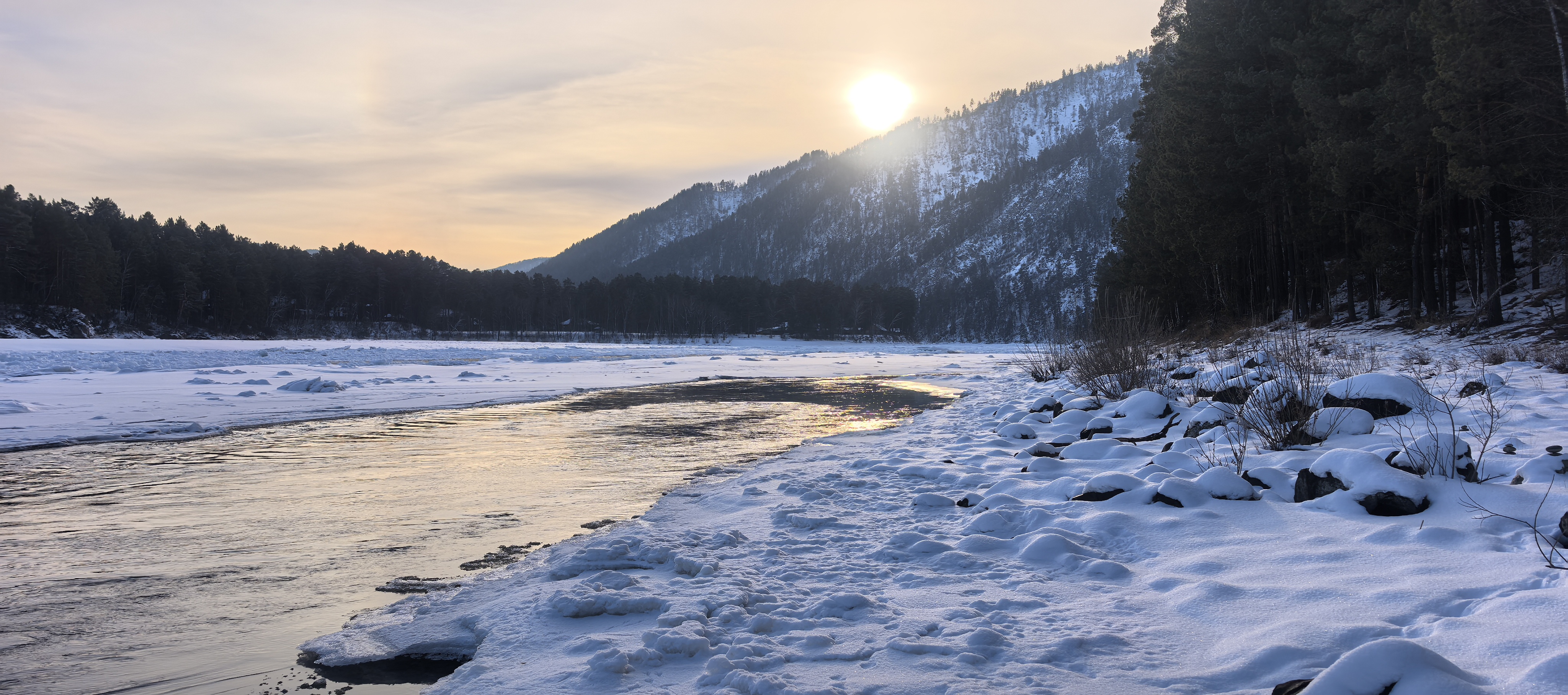 Велотур Зимний Горный Алтай. Чемальский тракт вдоль Катуни (6/42)