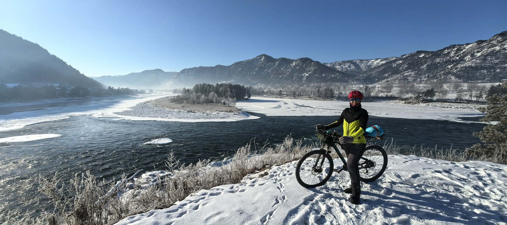 Велотур Зимний Горный Алтай. Чемальский тракт вдоль Катуни (31/42)