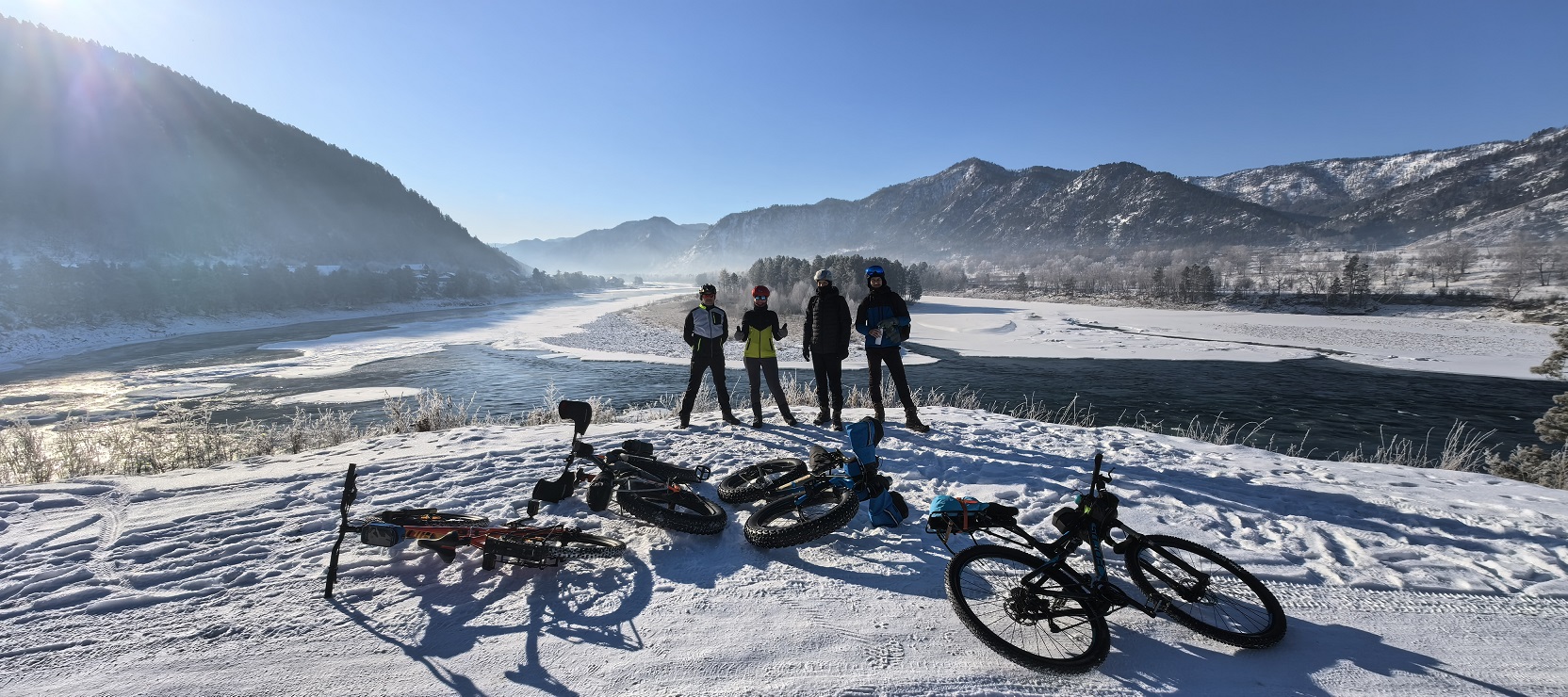 Велотур Зимний Горный Алтай. Чемальский тракт вдоль Катуни (35/42)
