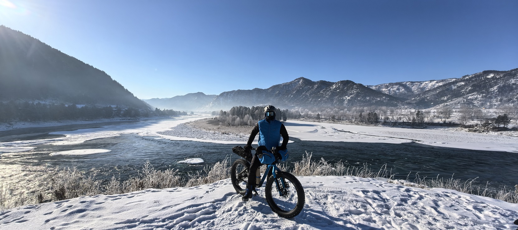 Велотур Зимний Горный Алтай. Чемальский тракт вдоль Катуни (34/42)