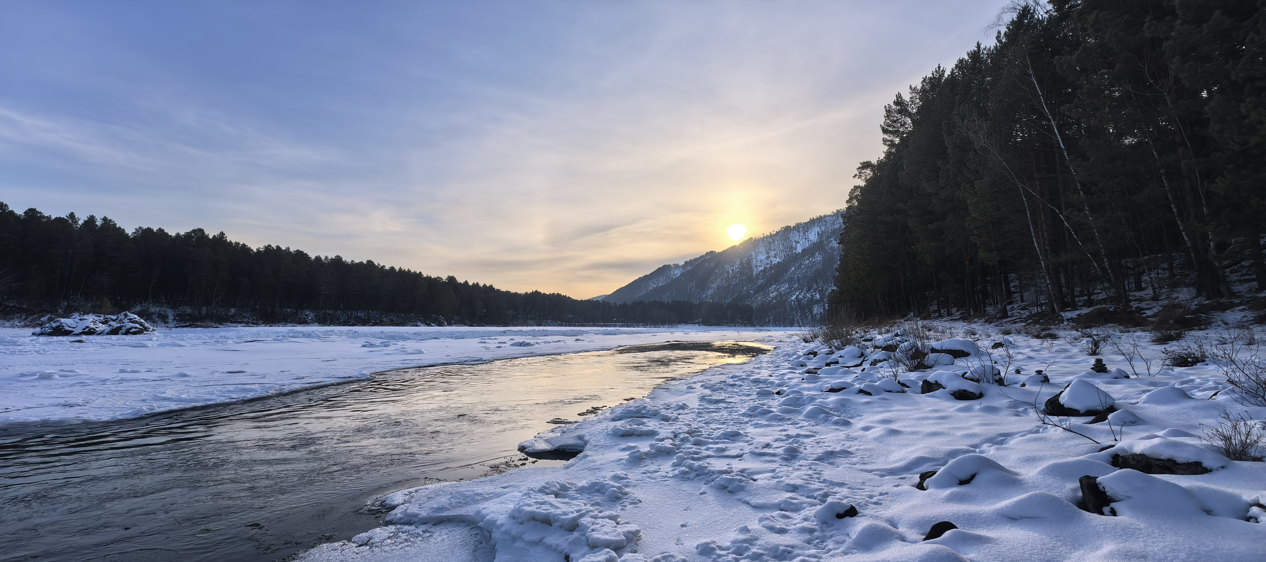 Велотур Зимний Горный Алтай. Чемальский тракт вдоль Катуни (8/42)