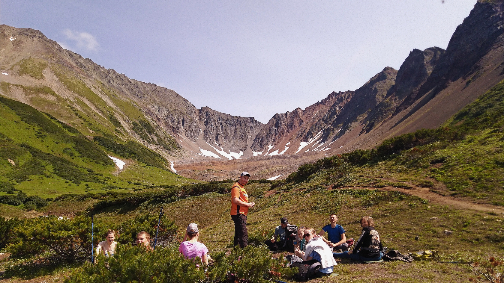 Тропы, водопады и цирк горного массива Вачкажец  миниатюрный Алтай на Камчатке (9/20)