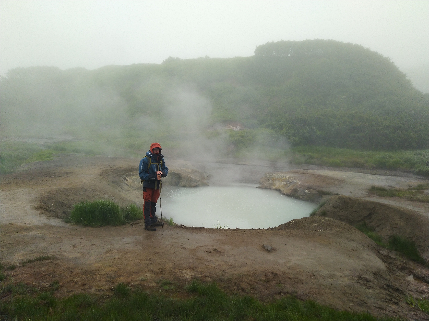 Малая Долина гейзеров (Дачные источники)  остров зелени у подножия активного вулкана (12/20)