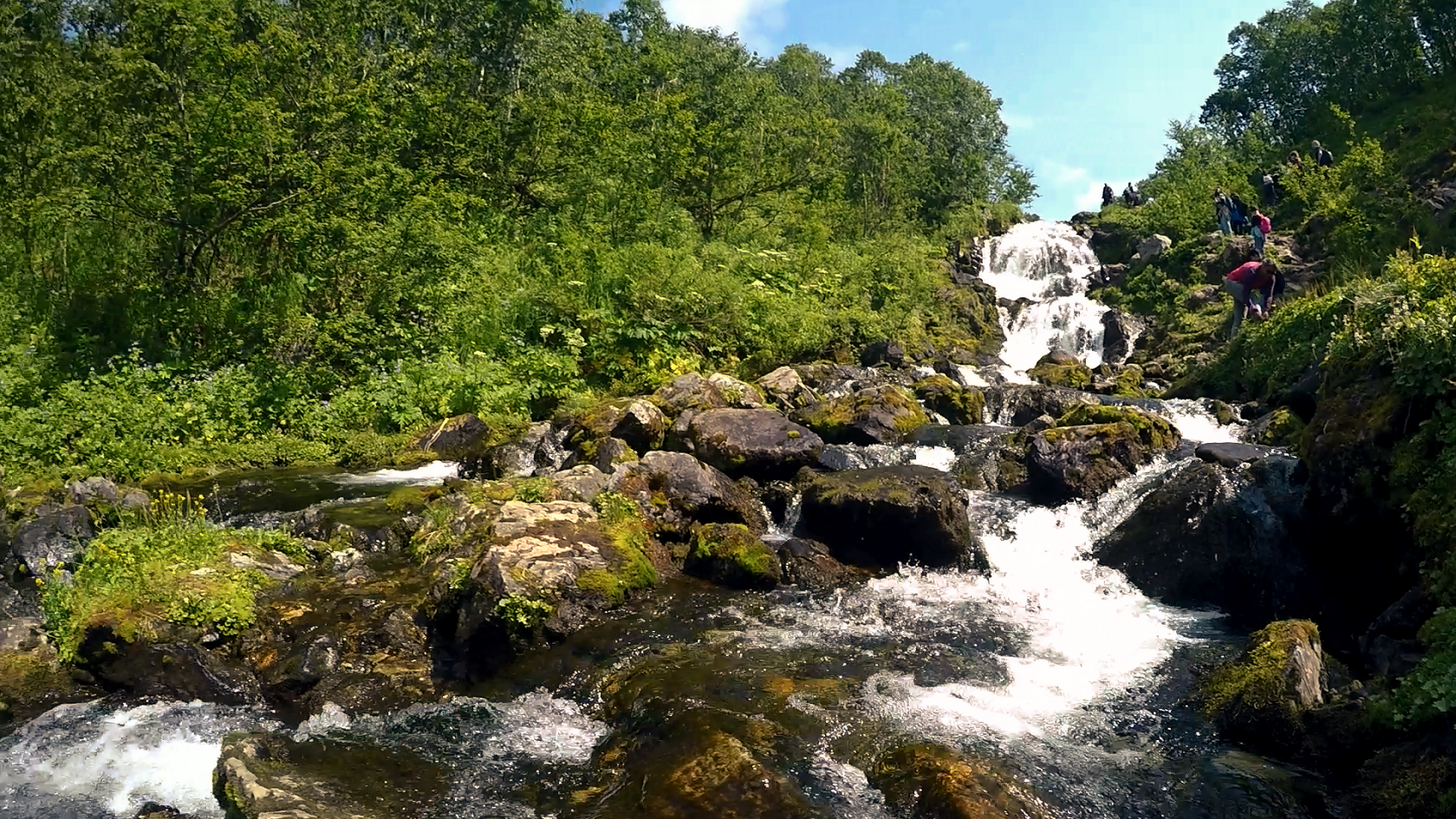 Тропы, водопады и цирк горного массива Вачкажец  миниатюрный Алтай на Камчатке (15/20)