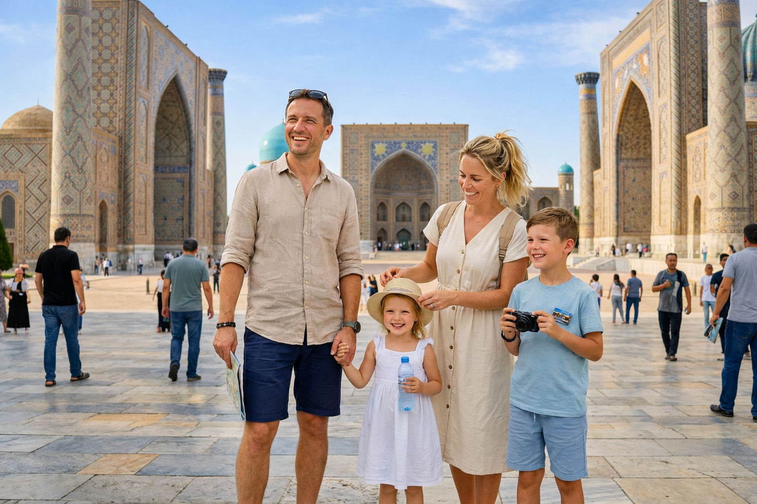 Премиум Узбекистан для семьи. Ночь в пустыне. 3 древнейших города средней Азии.