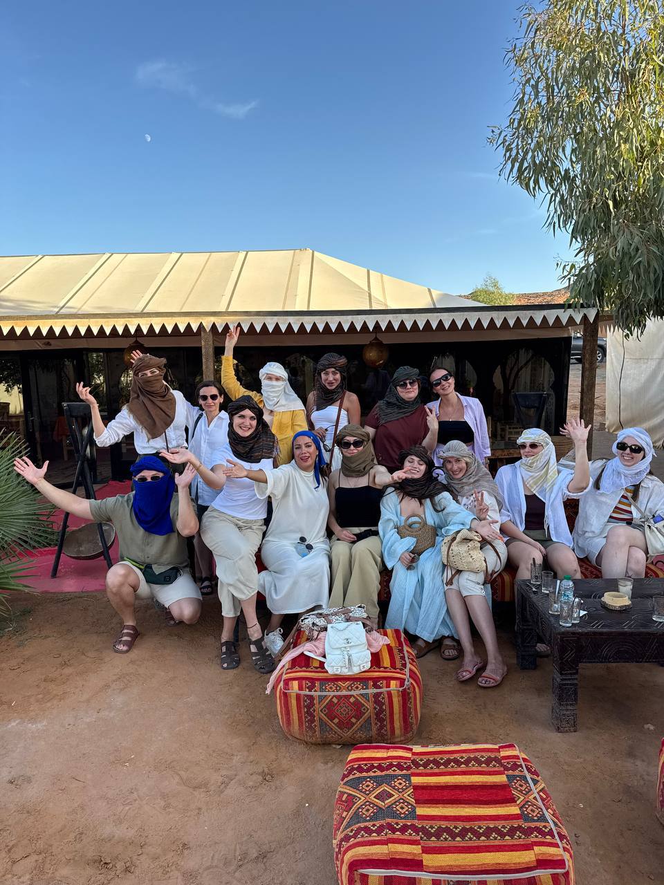 По песчаным дюнам Сахары