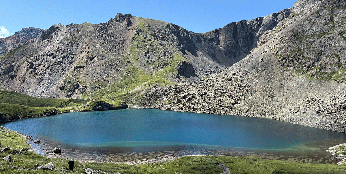Горный лагерь на Алтае. Ущелье Актру (60/63)