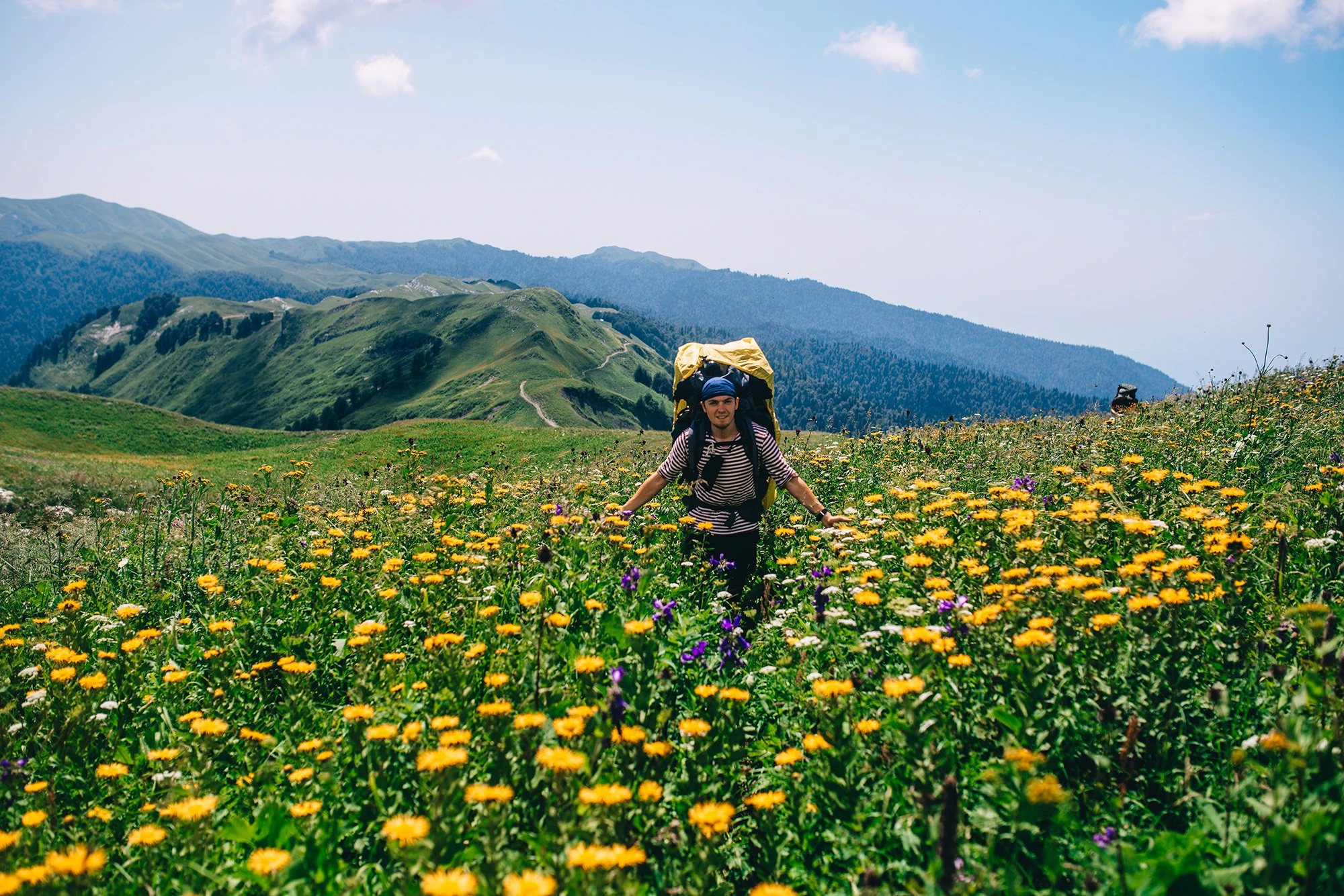 Джунгли, перевалы и горные вершины Арабики. Поход по нетуристической части Абхазии (32/45)