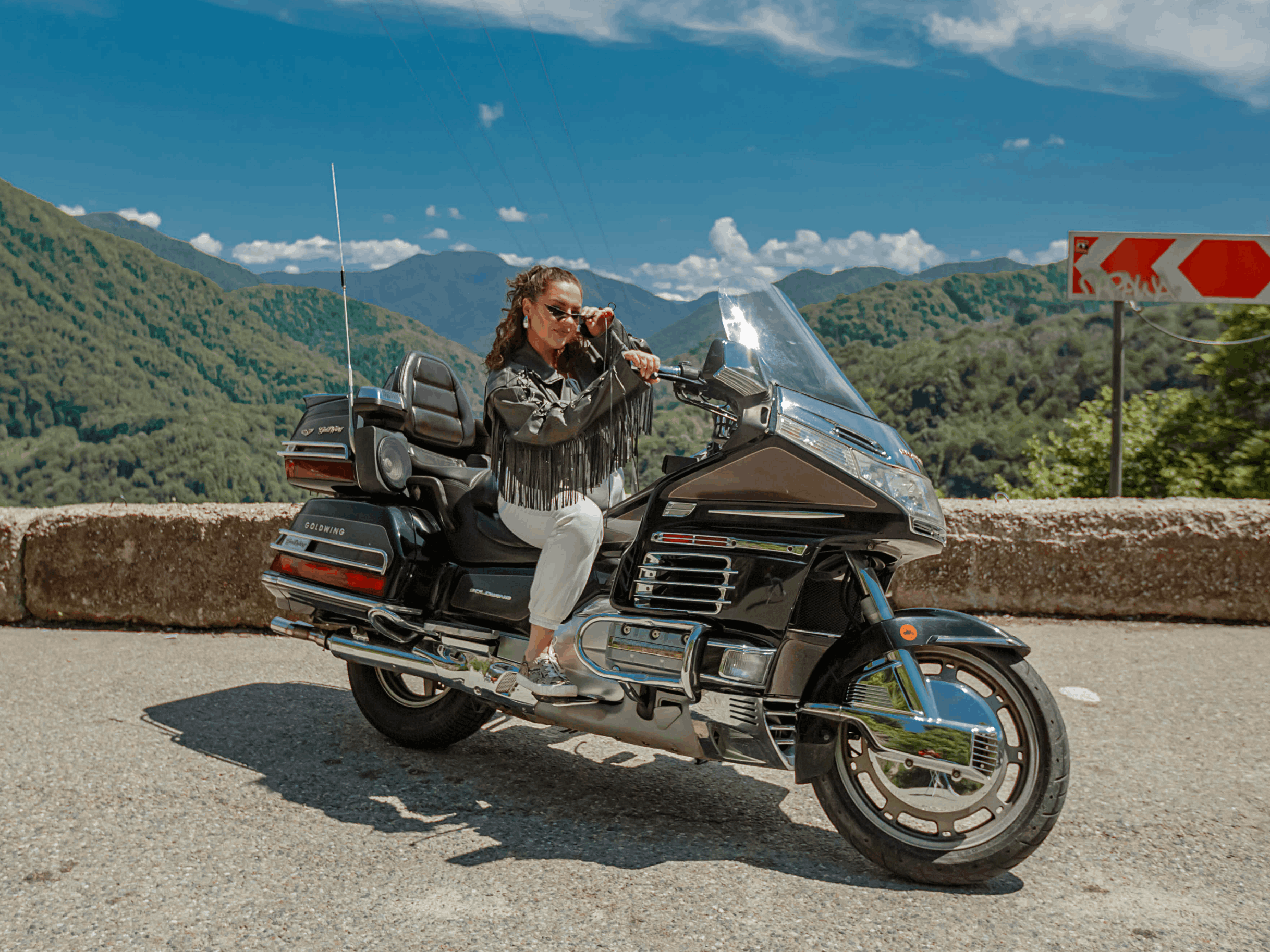 Пассажиром на мотоцикле — в Солохаул, к чайным плантациям! (6/10)