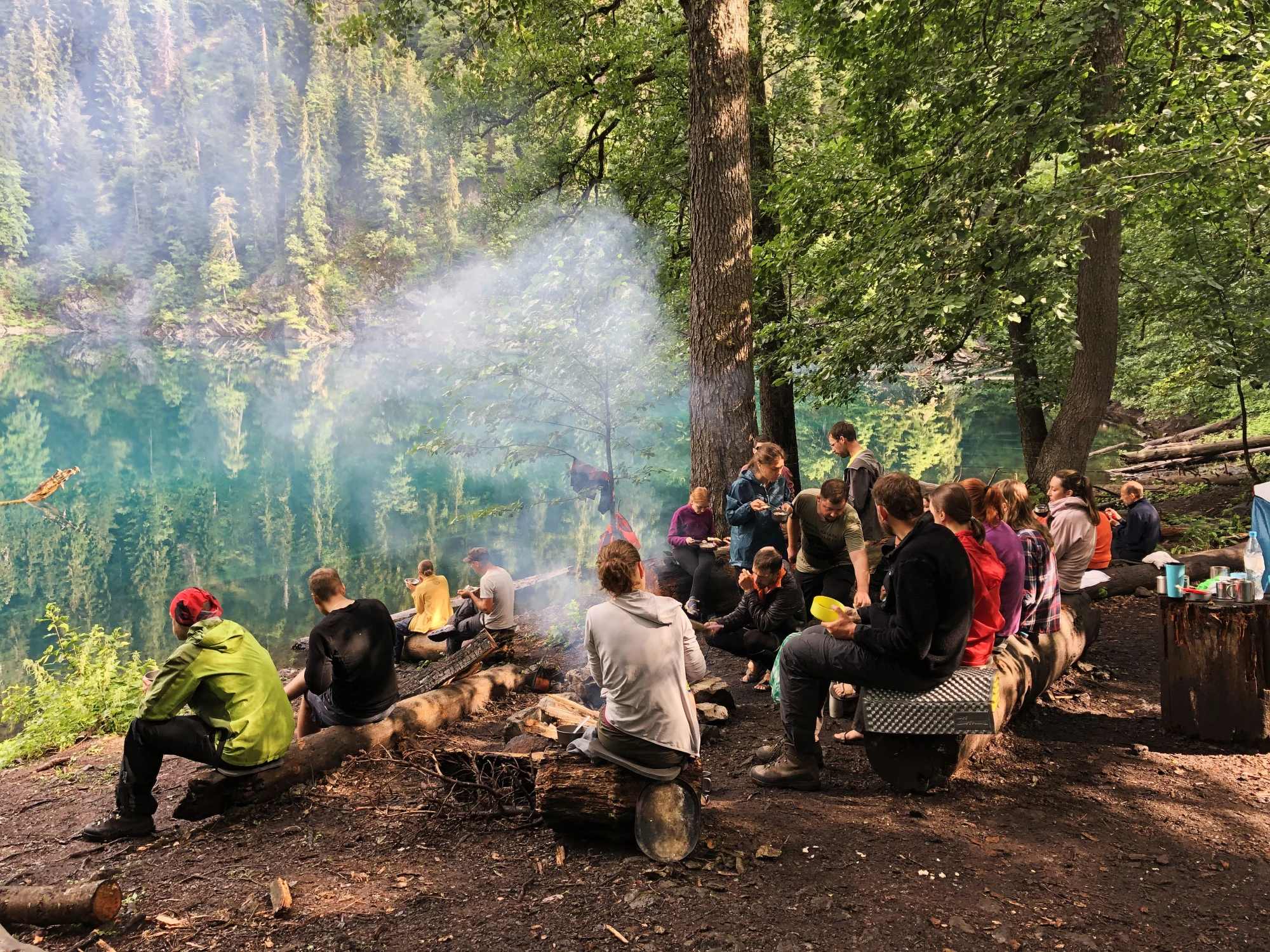 Джунгли, перевалы и горные вершины Арабики. Поход по нетуристической части Абхазии (36/45)
