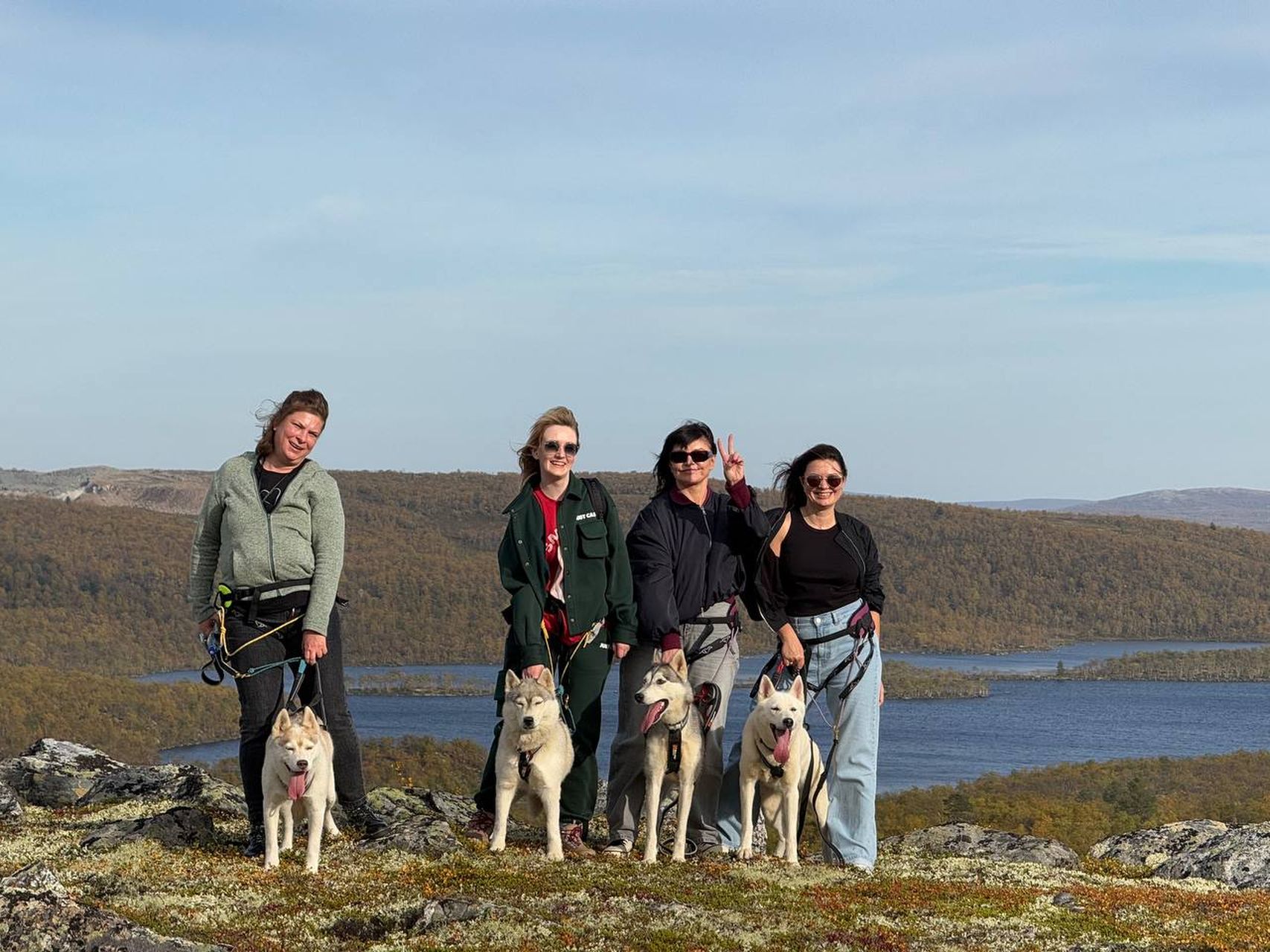 Северный обед, тундра с хаски, Териберка